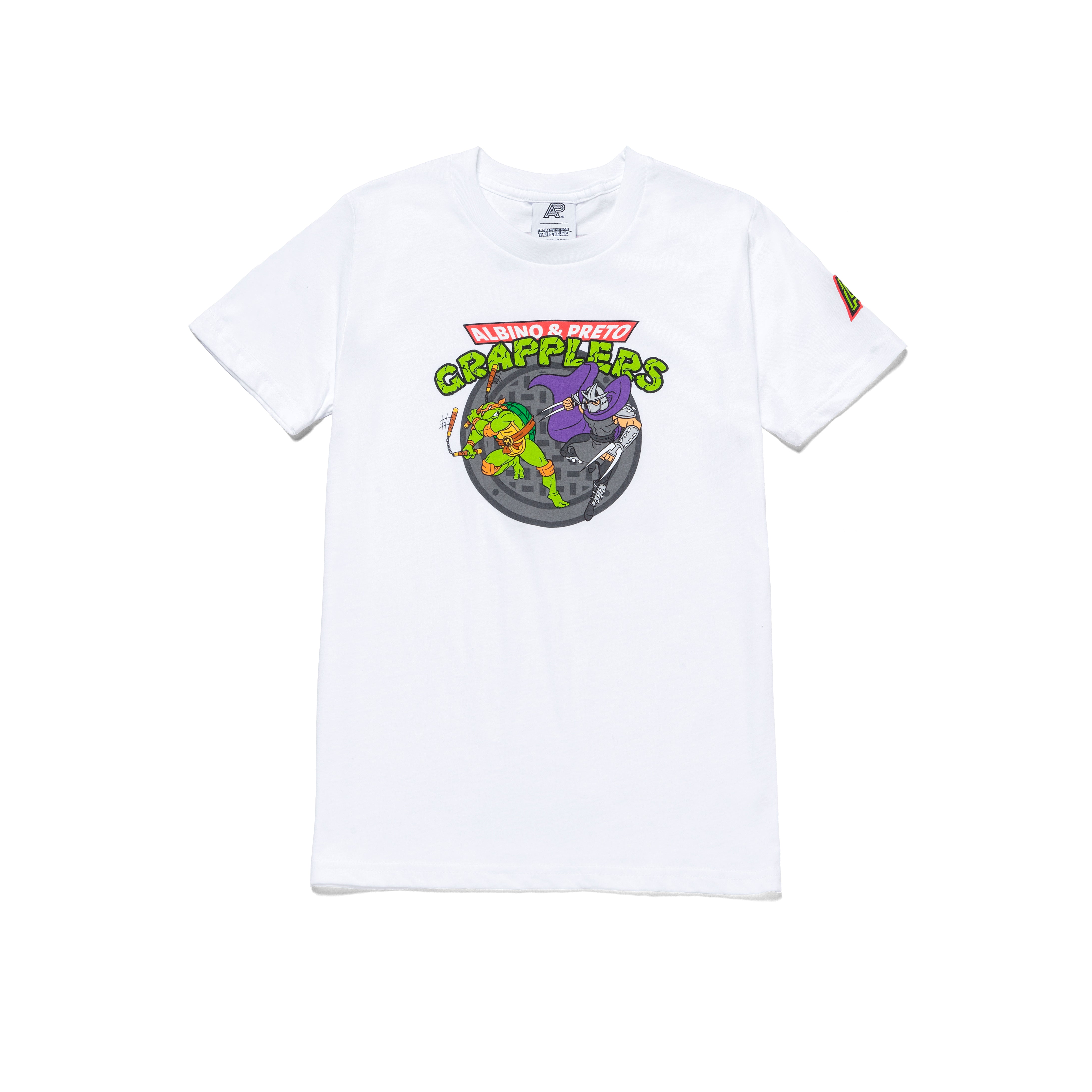 A&P TMNT GRAPPLERS KIDS TEE WHITE