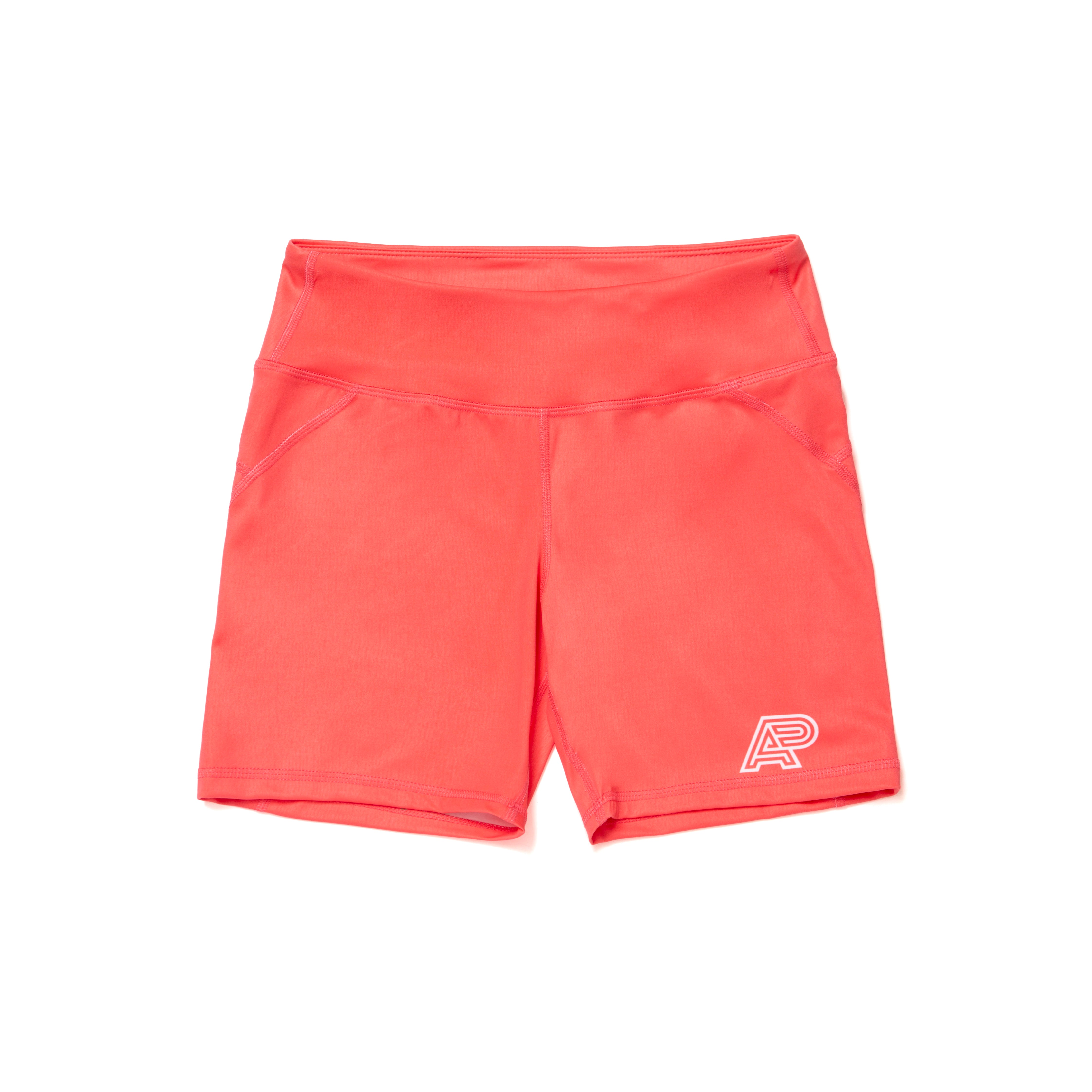 A&P WOMENS COMPRESSION SHORTS SALMON ORANGE (FULFILLMENT)