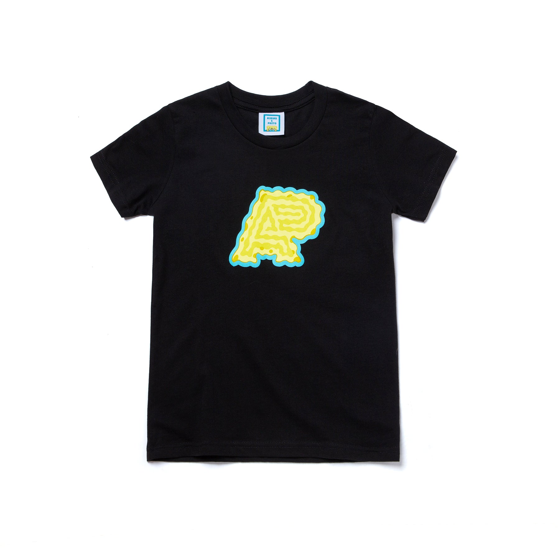 A&P SB BUBBLE MARK KIDS TEE BLACK