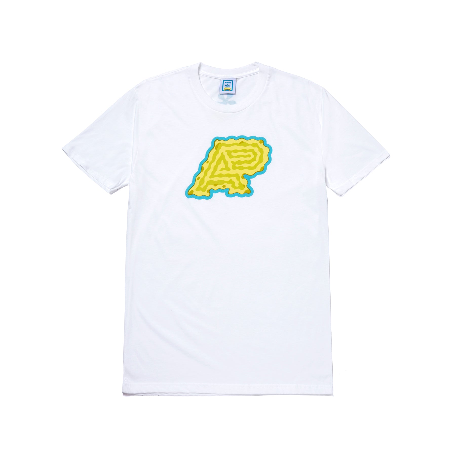 A&P SB BUBBLE MARK TEE WHITE