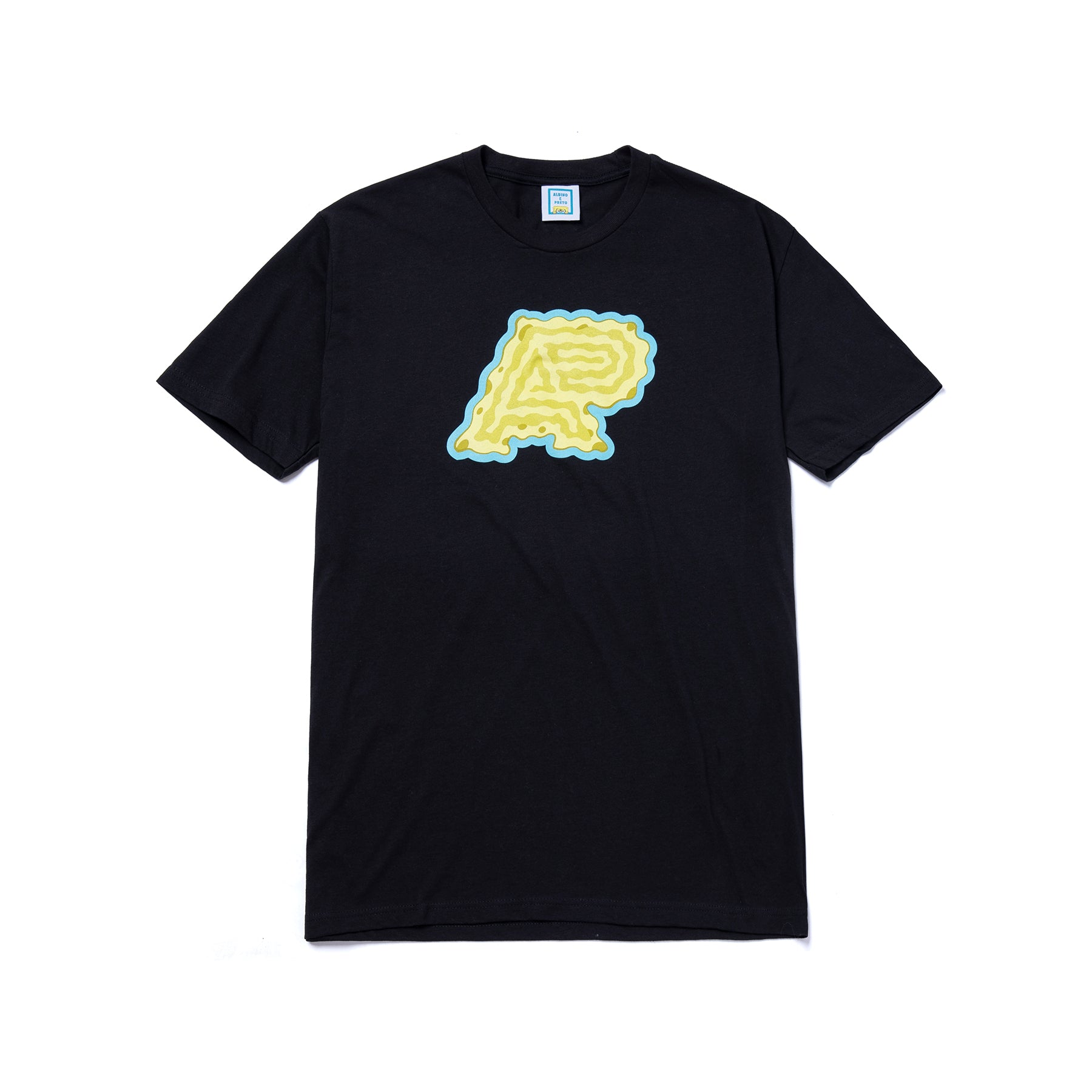 A&P SB BUBBLE MARK TEE BLACK
