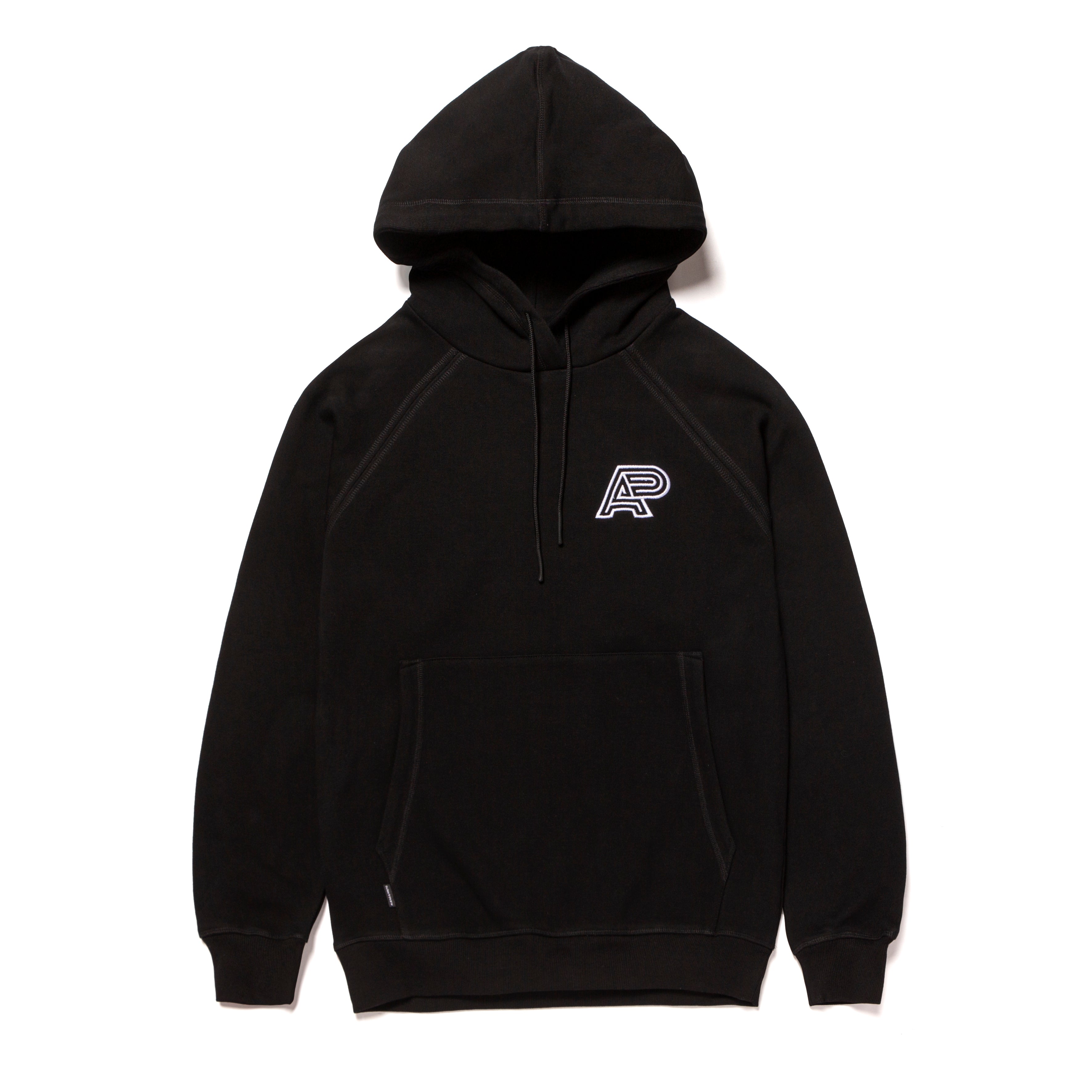 A&P CLASSIC RAGLAN HOODY BLACK