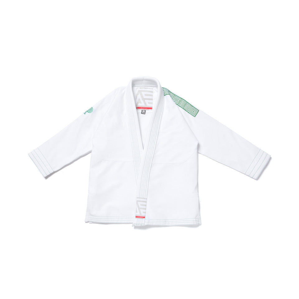 A&P B75 Q4 HERRINGBONE KIMONO KIDS WHITE (FULFILLMENT)