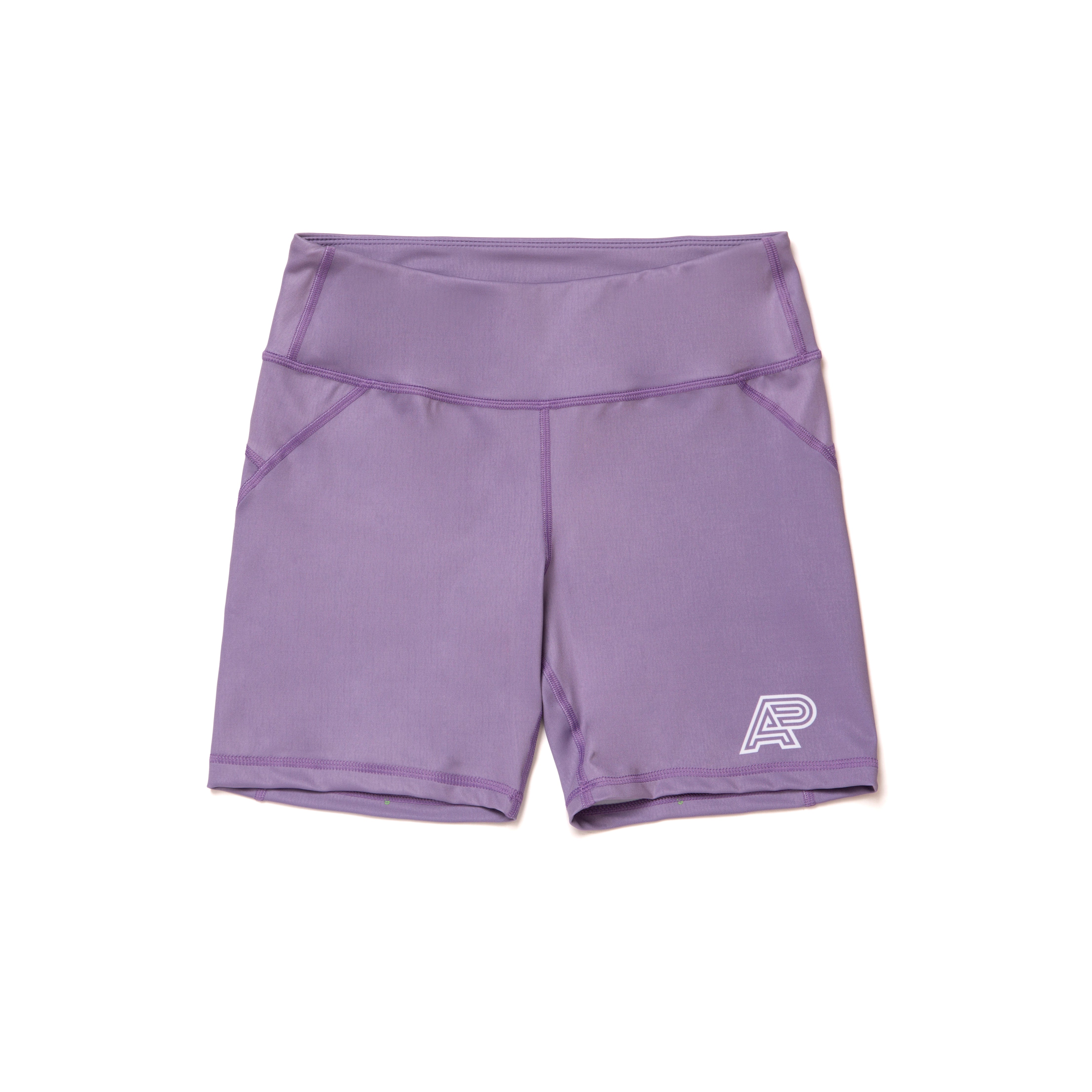 A&P WOMENS COMPRESSION SHORTS LAVENDER (FULFILLMENT)