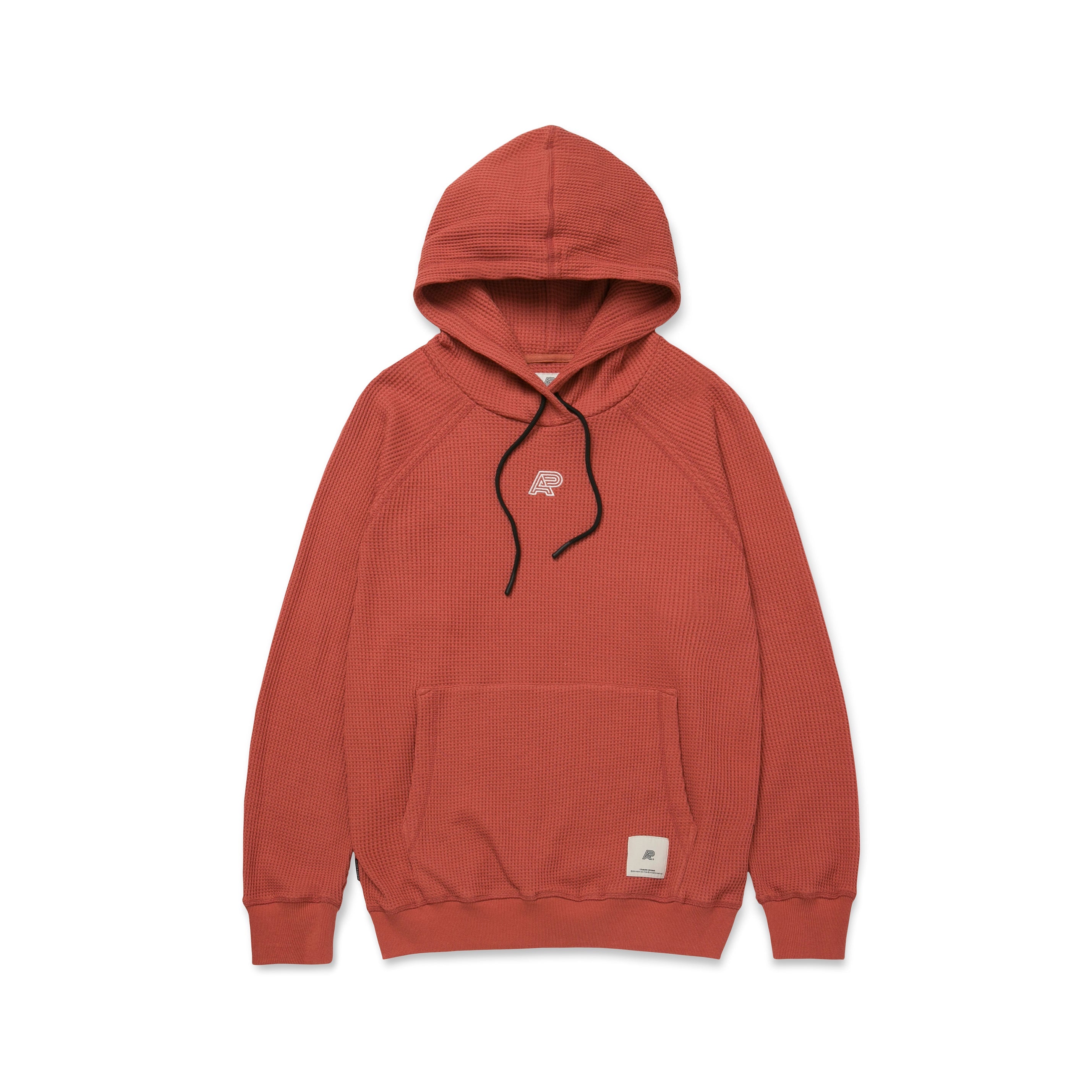 A&P WAFFLE RAGLAN HOODY RUSTY CORAL (FULFILLMENT)