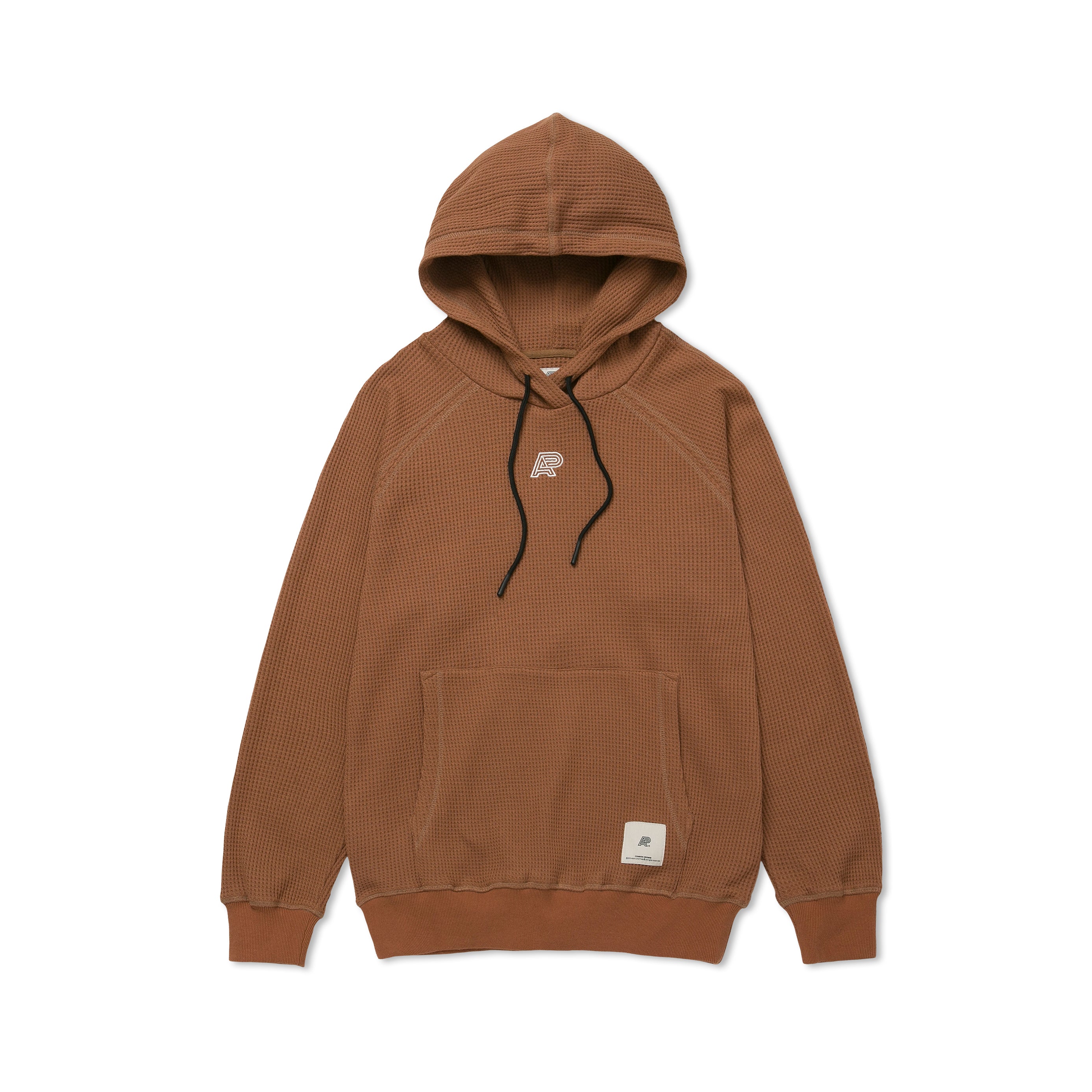 A&P WAFFLE RAGLAN HOODY CARAMEL (FULFILLMENT)