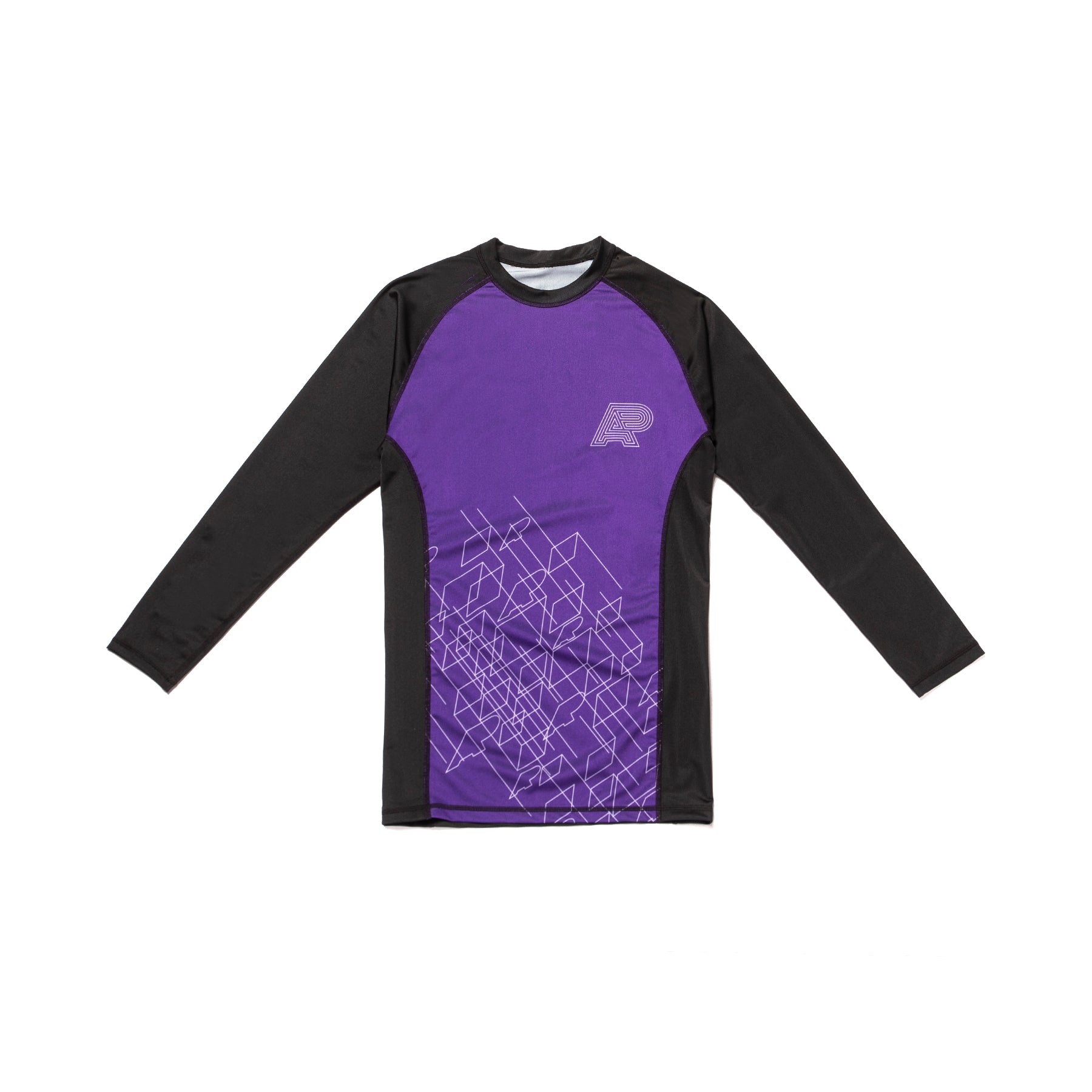 A&P WIREFRAME RASHGUARD PURPLE
