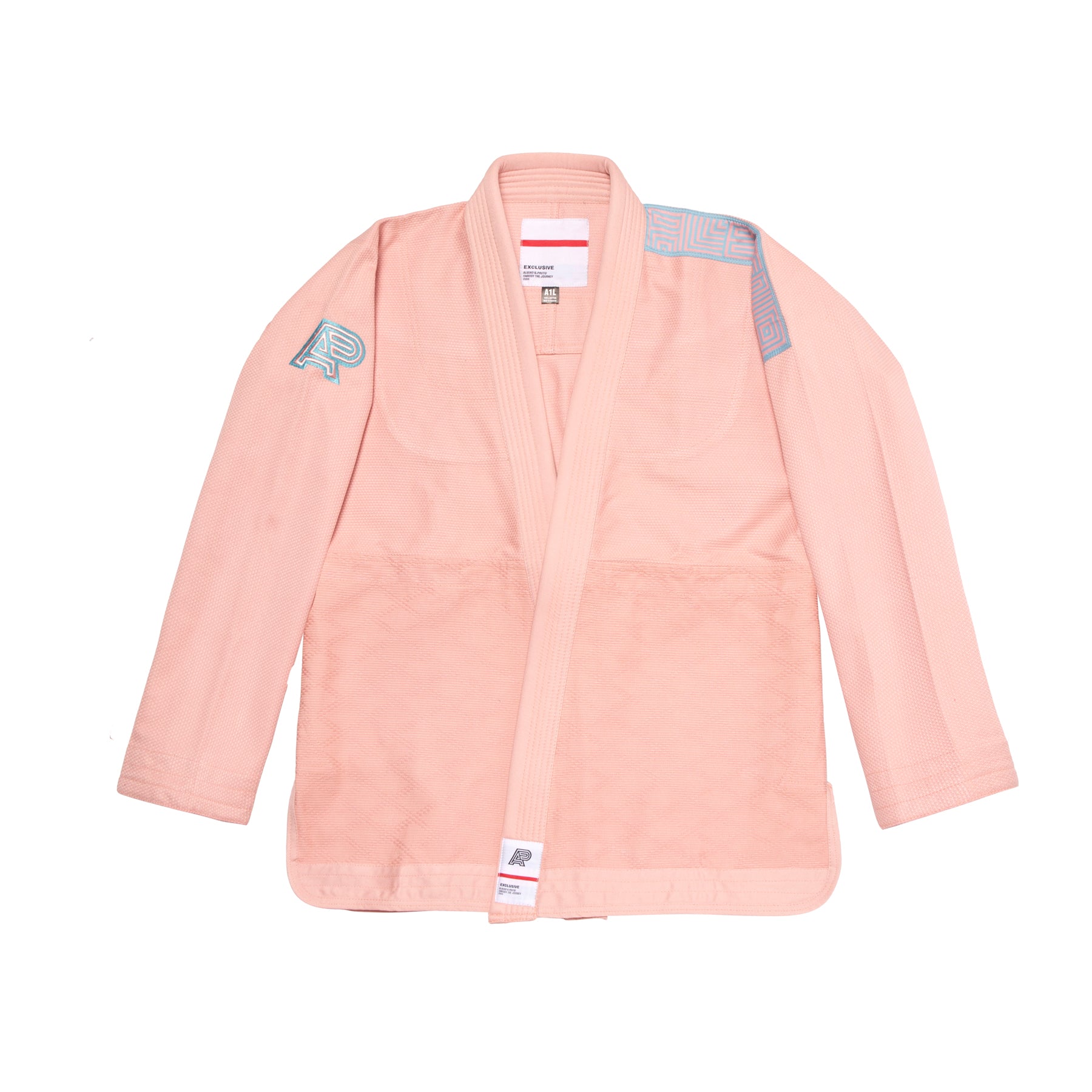 B47 SALMON PASTEL QS KIMONO