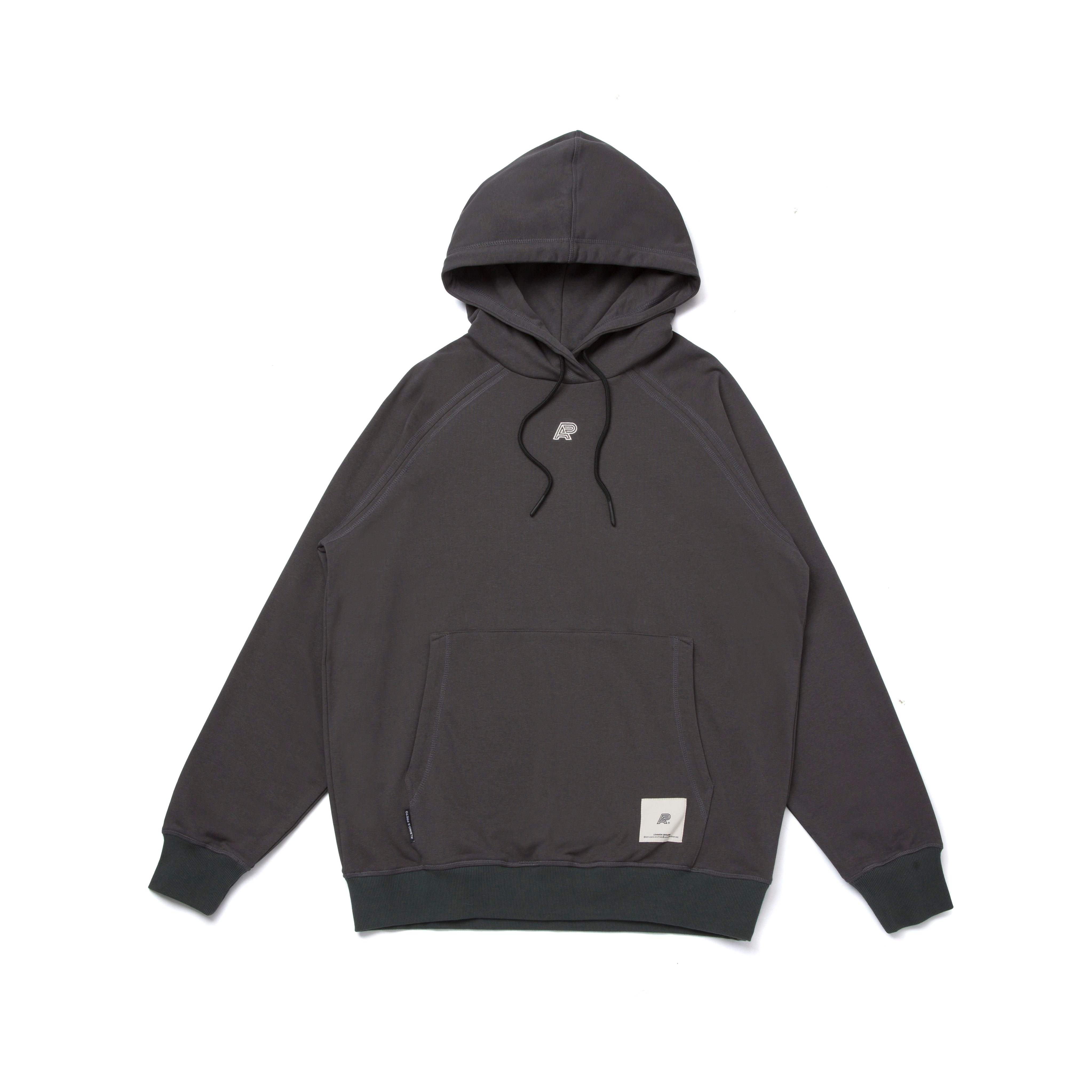 A&P LW RAGLAN HOODY STEEL BLUE