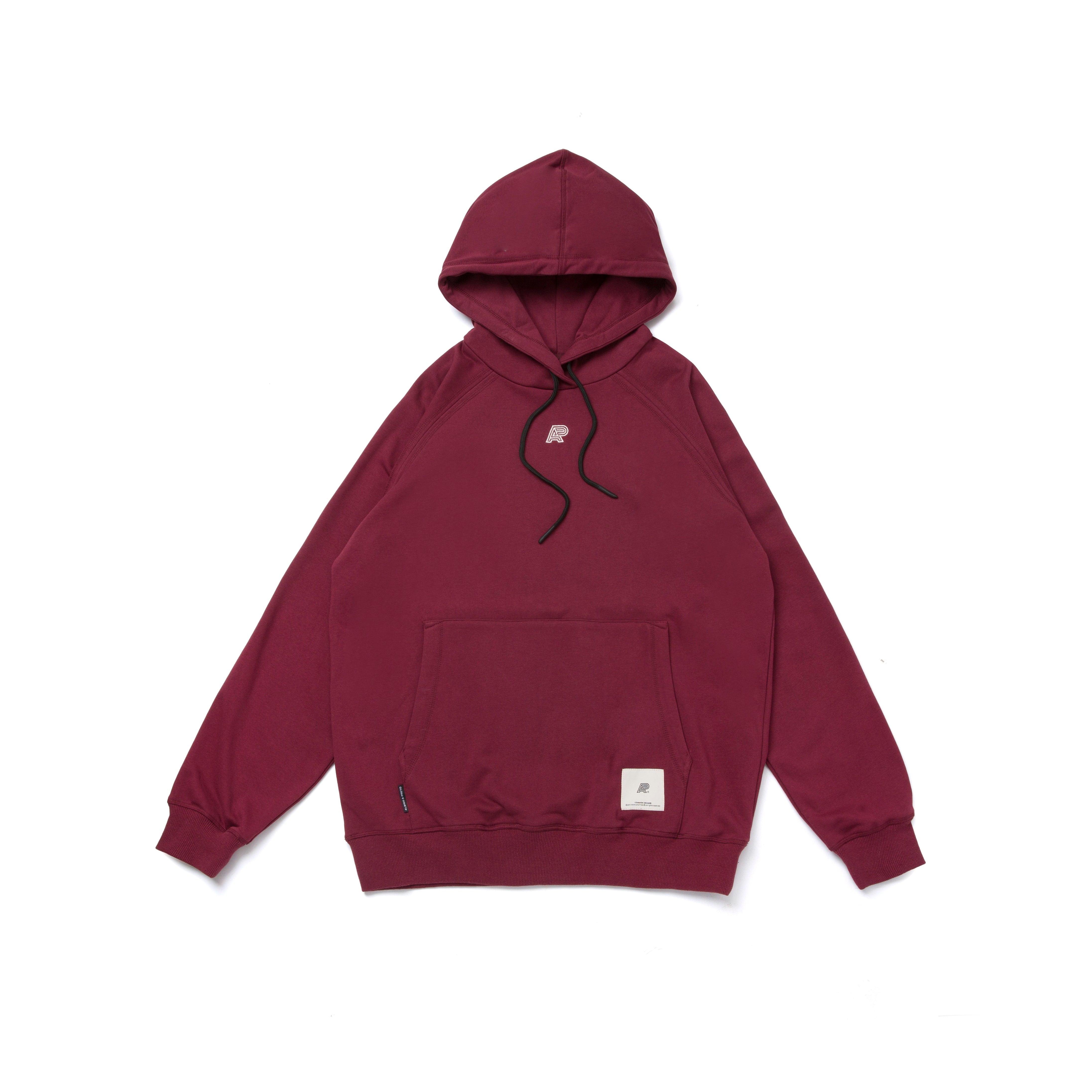 A&P LW RAGLAN HOODY BURGUNDY (FULFILLMENT)