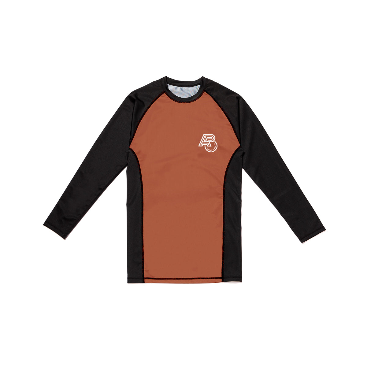 A&P 22 ESSENTIAL RANKED RASHGUARD BROWN (FULFILLMENT)