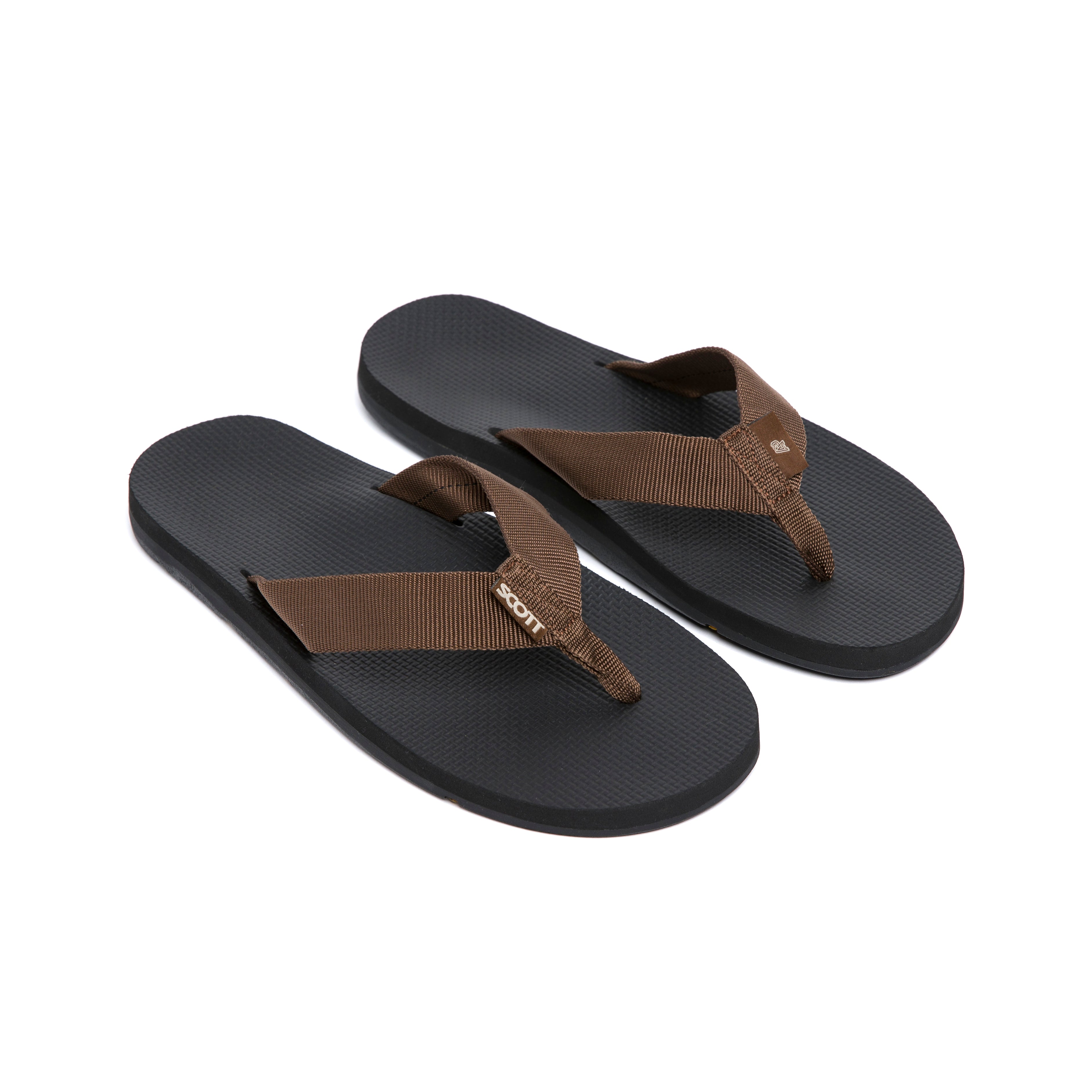 A&P x SCOTT 4100 "MAKAHA" SLIPPERS BROWN
