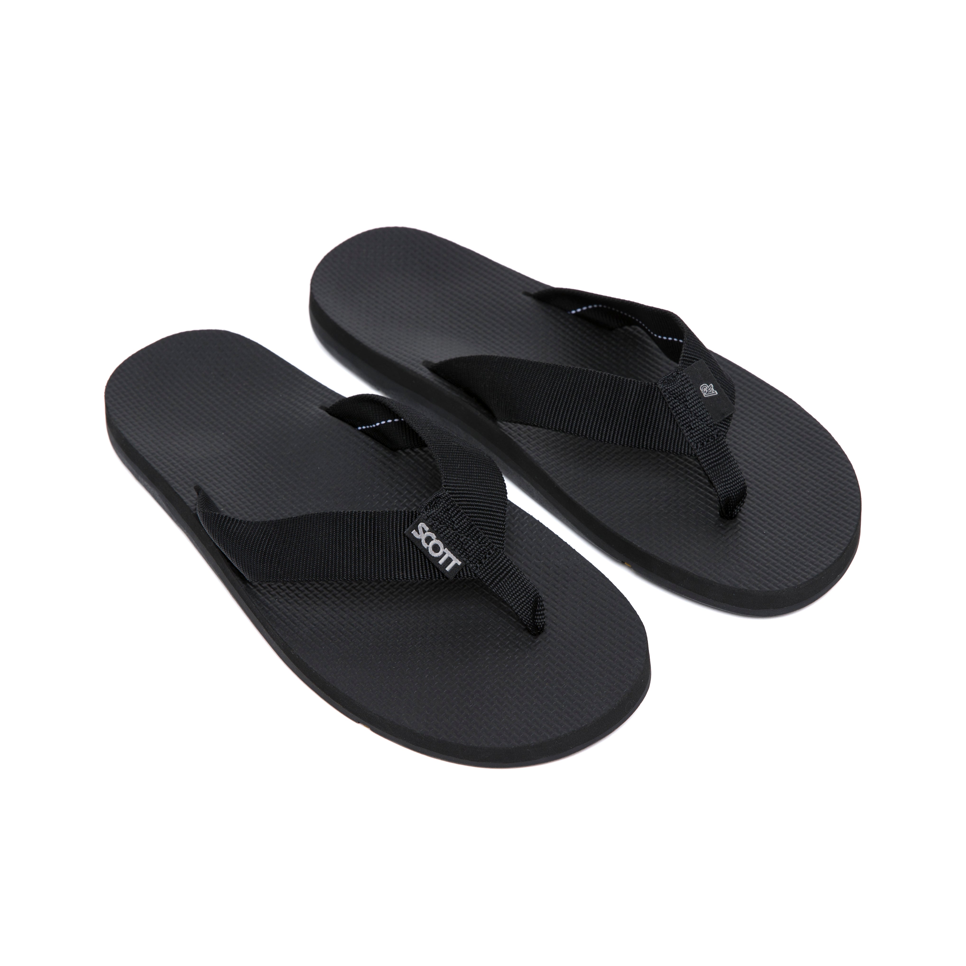 A&P x SCOTT 4100 "MAKAHA" SLIPPERS BLACK