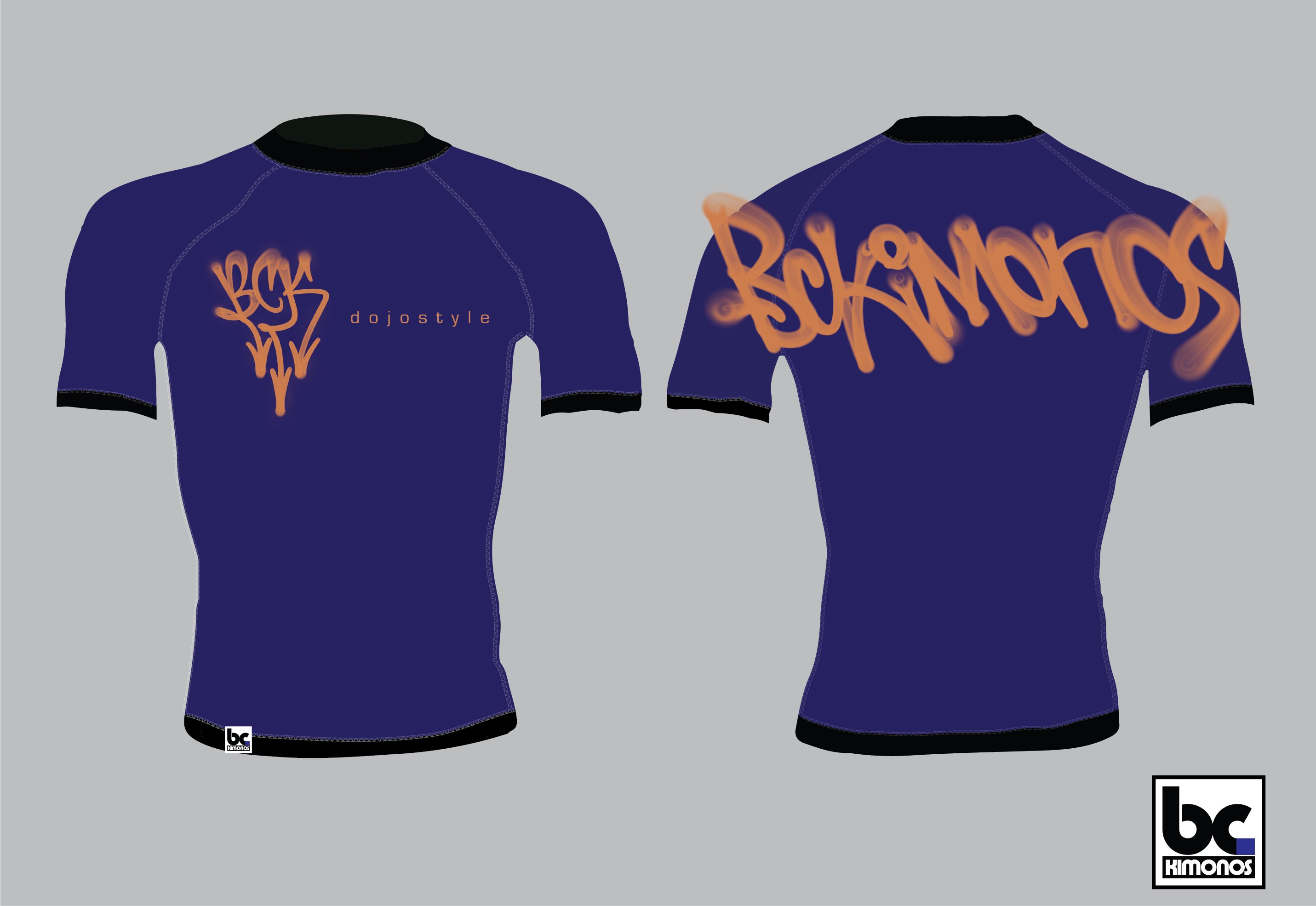 BJJ NoGi Grappling Rash Guard: Street