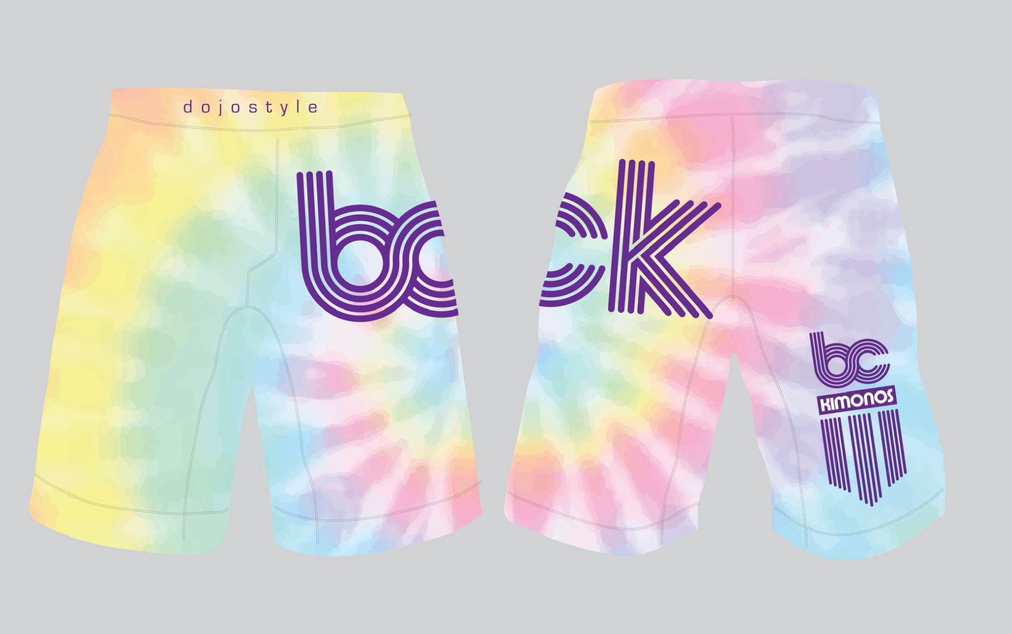 BJJ NoGi Grappling Short: Tie Dye