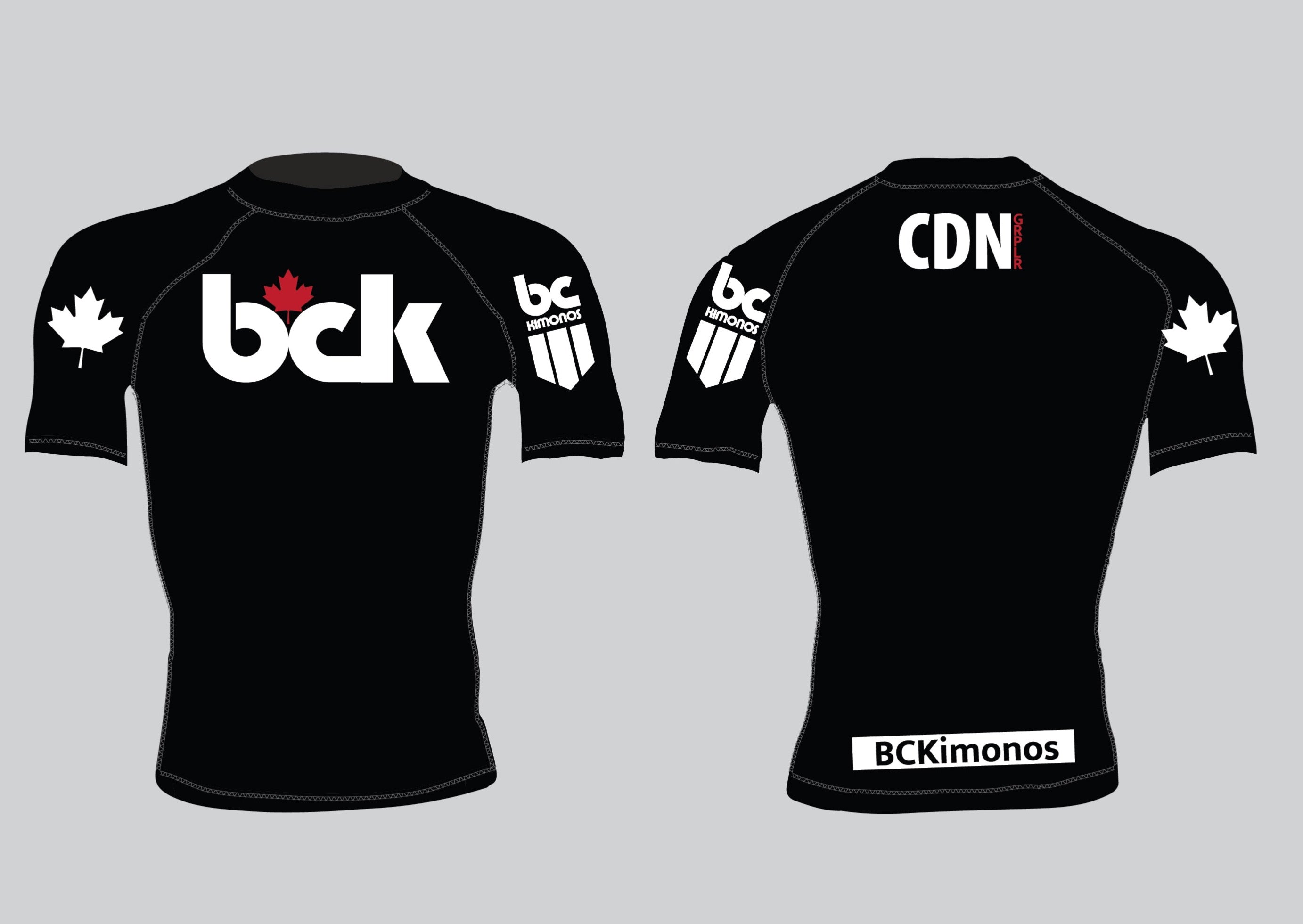 BJJ NoGi Grappling Rash Guard: CDN GRPLR