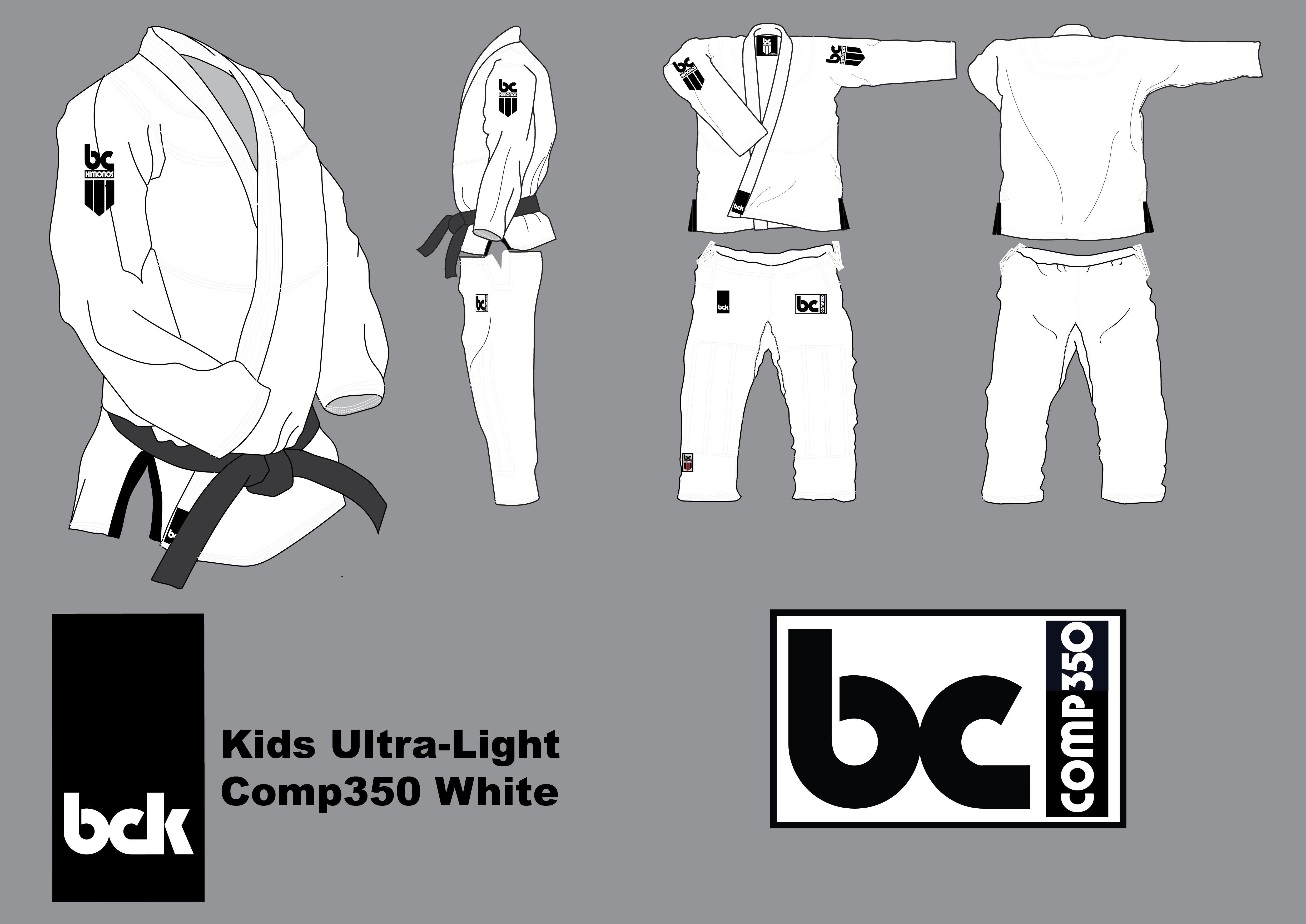 Brazilian Jiu Jitsu Gi Kids/ Youth White Kimono
