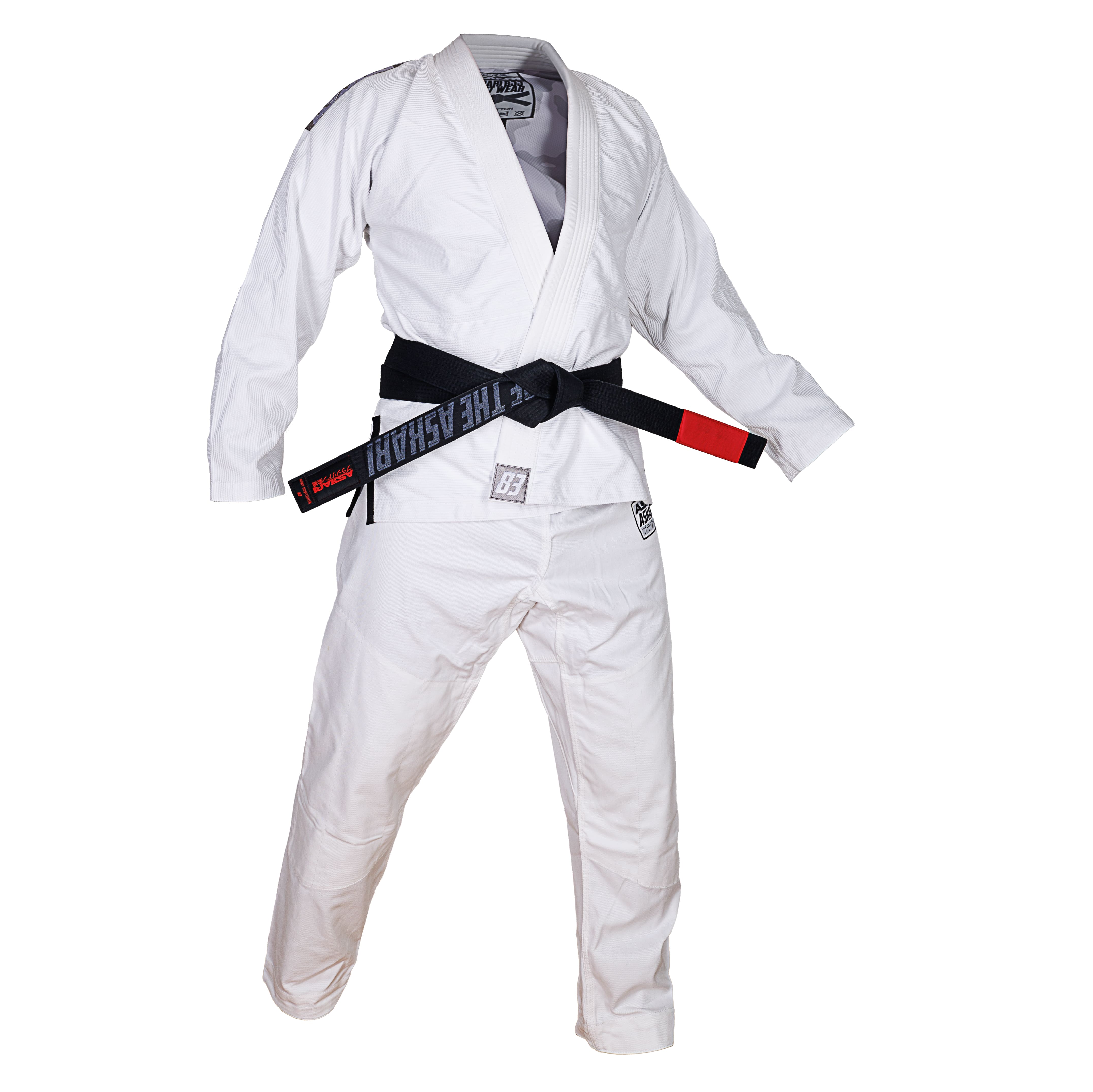 "SILVERBACK" BJJ GI KIMONO [WHITE/SILVER]