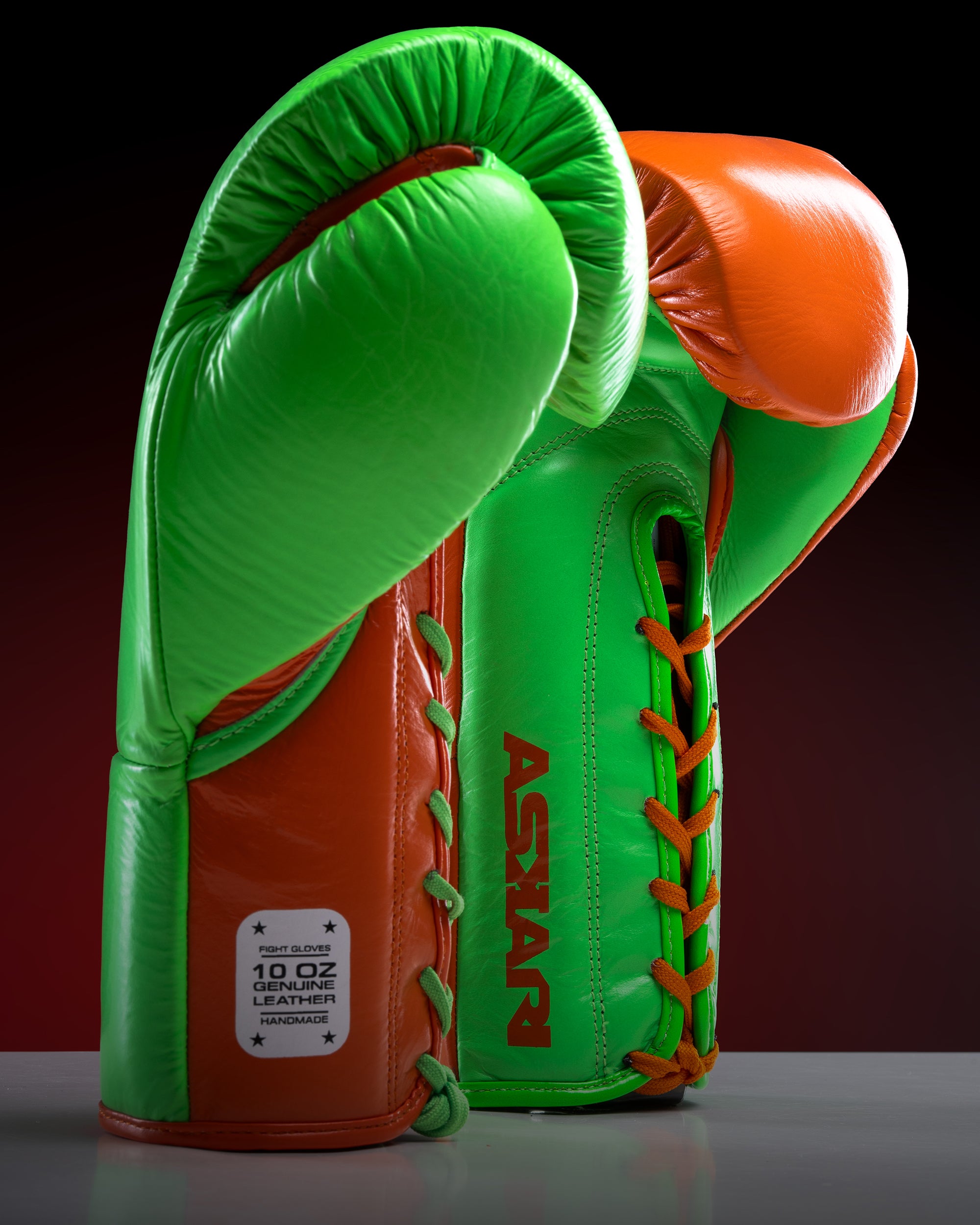 LACE UP PROFFESIONAL BOXING GLOVES [TOXIC]