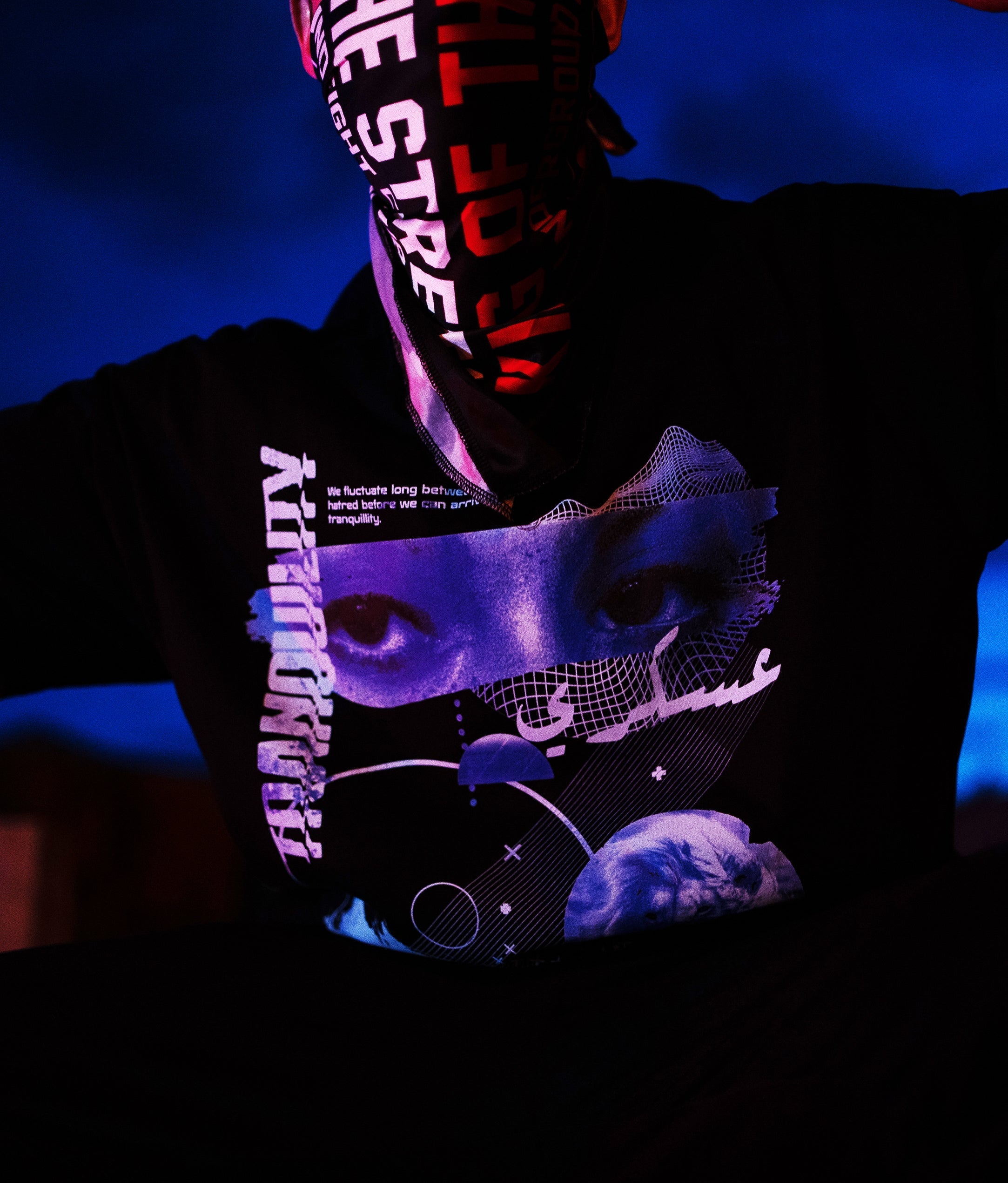 "TRANQUILITY" OVERSIZE T-SHIRT