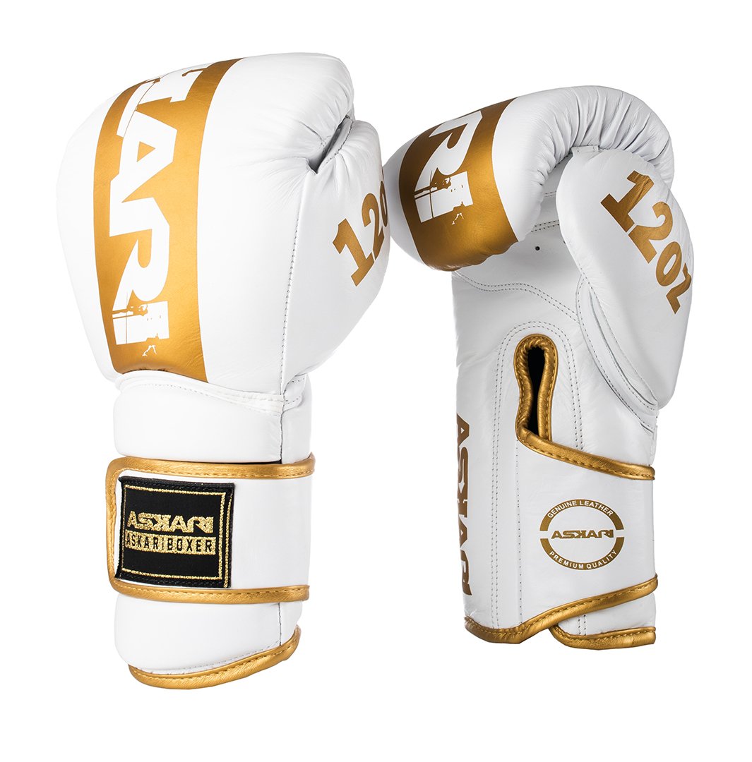"BLANCO" ASKARI BOXING GLOVES [HERO SERIES]