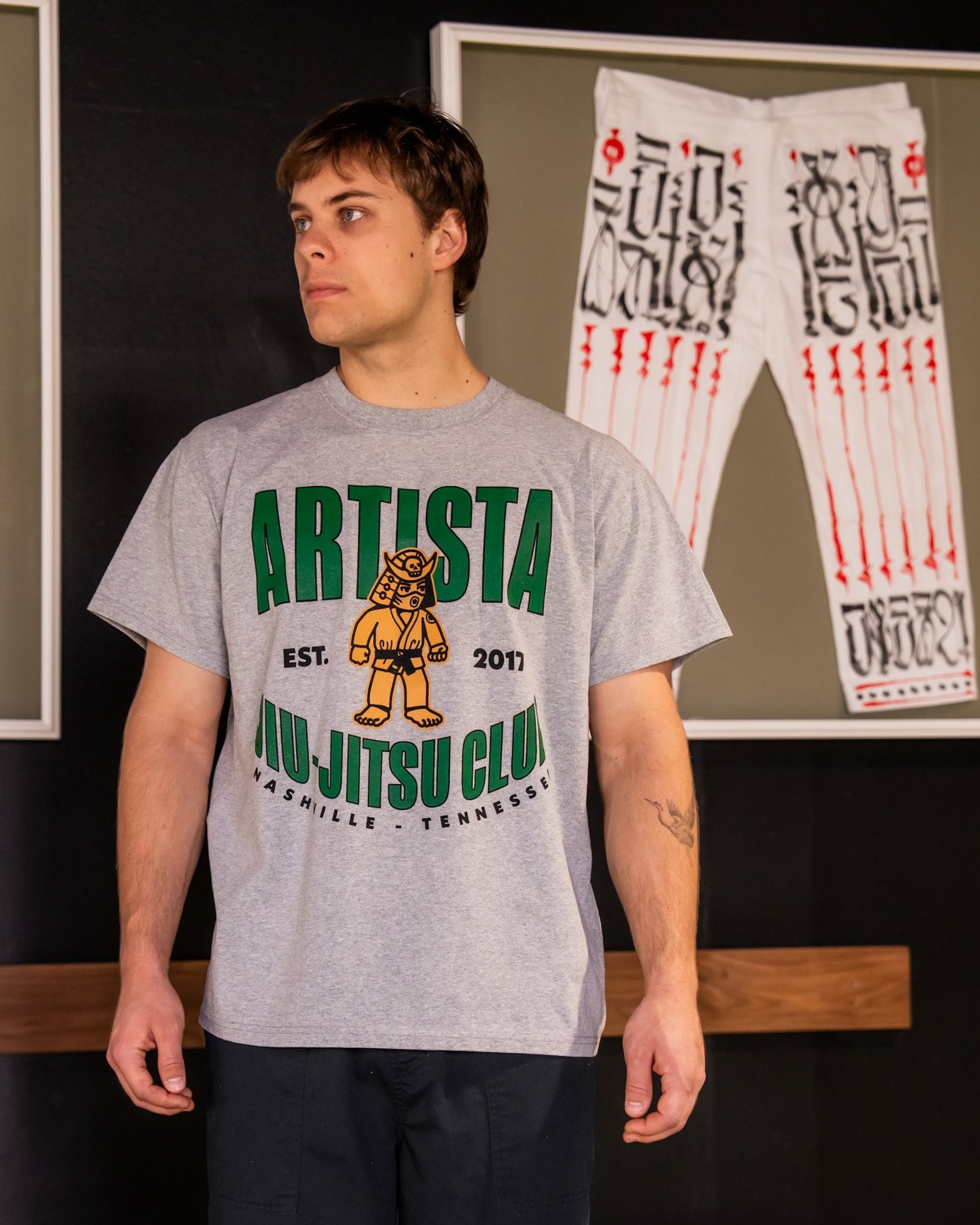 Vintage Jiu Jitsu Club T — Artista Brazilian Jiu-Jitsu