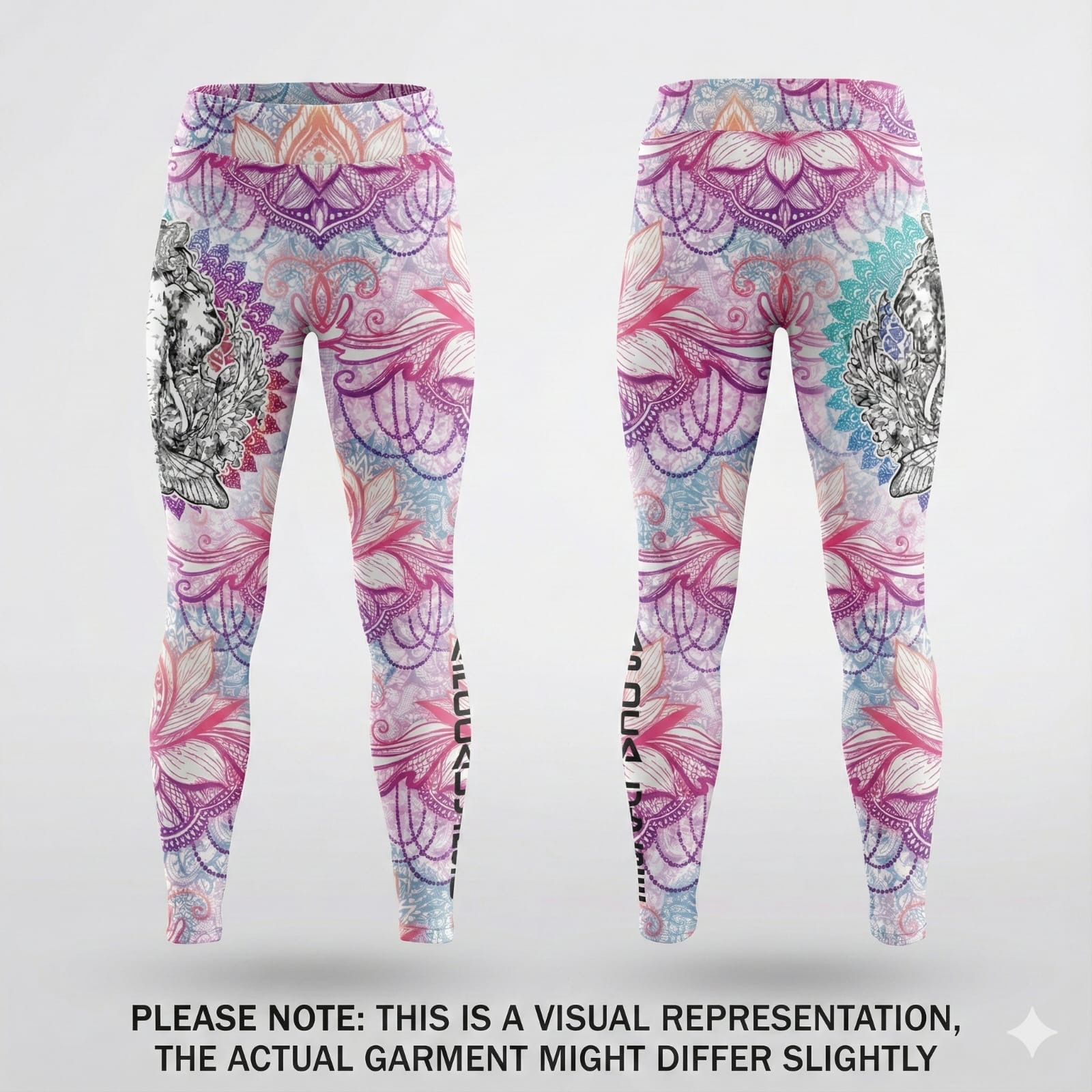 Elephant Mandala ladies leggings