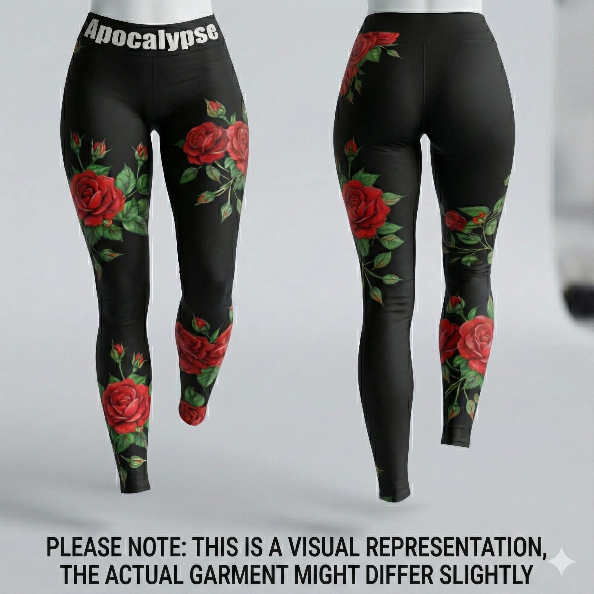 Red Roses ladies leggings