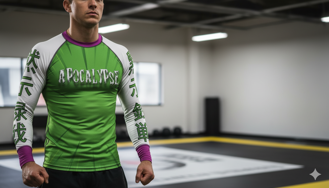 Zombie long sleeve rash guard