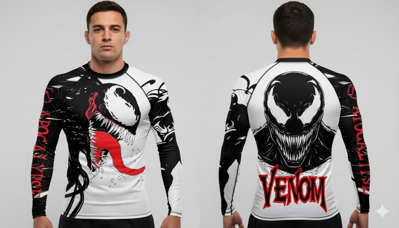 Venom long sleeve rash guard