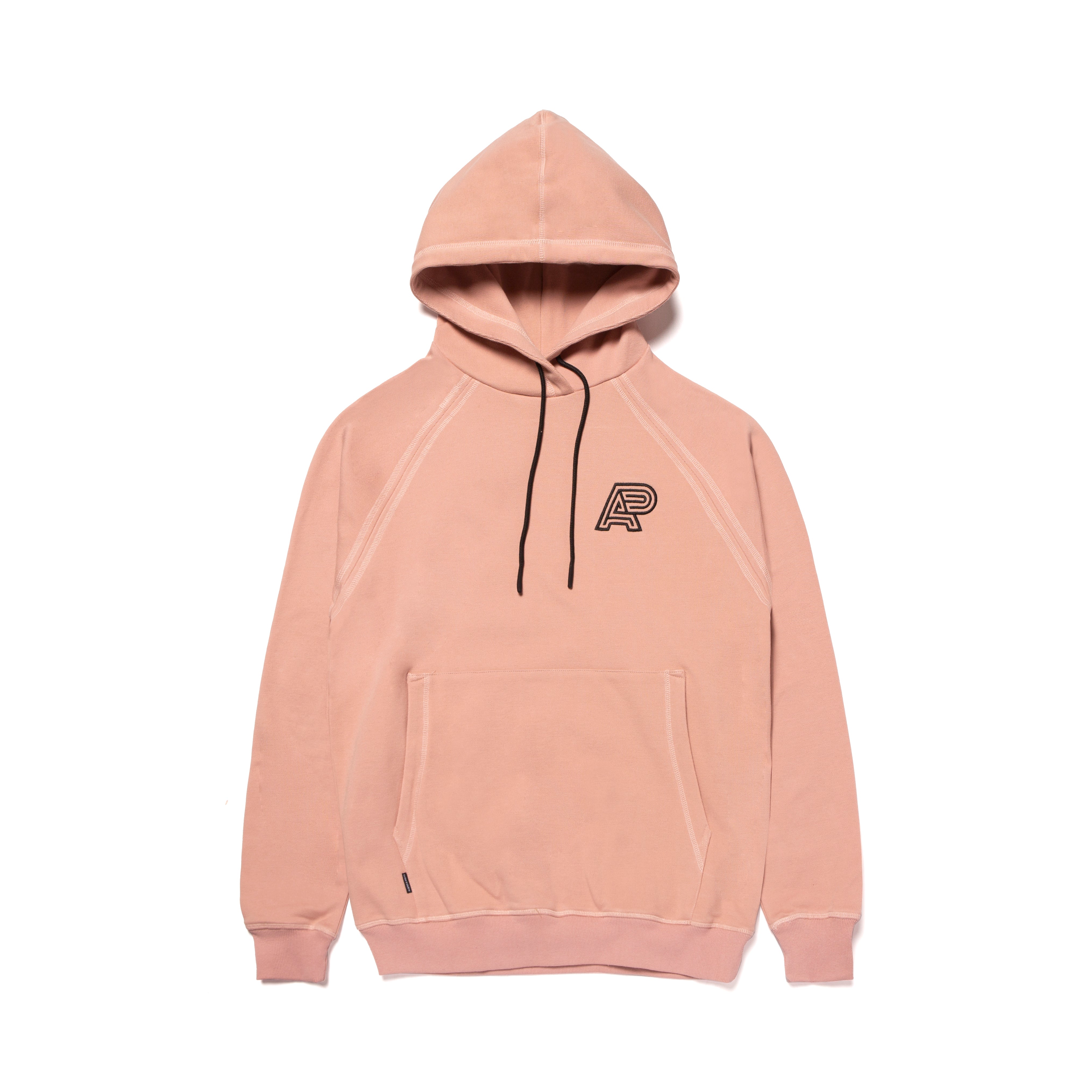 A&P CLASSIC RAGLAN HOODY SALMON