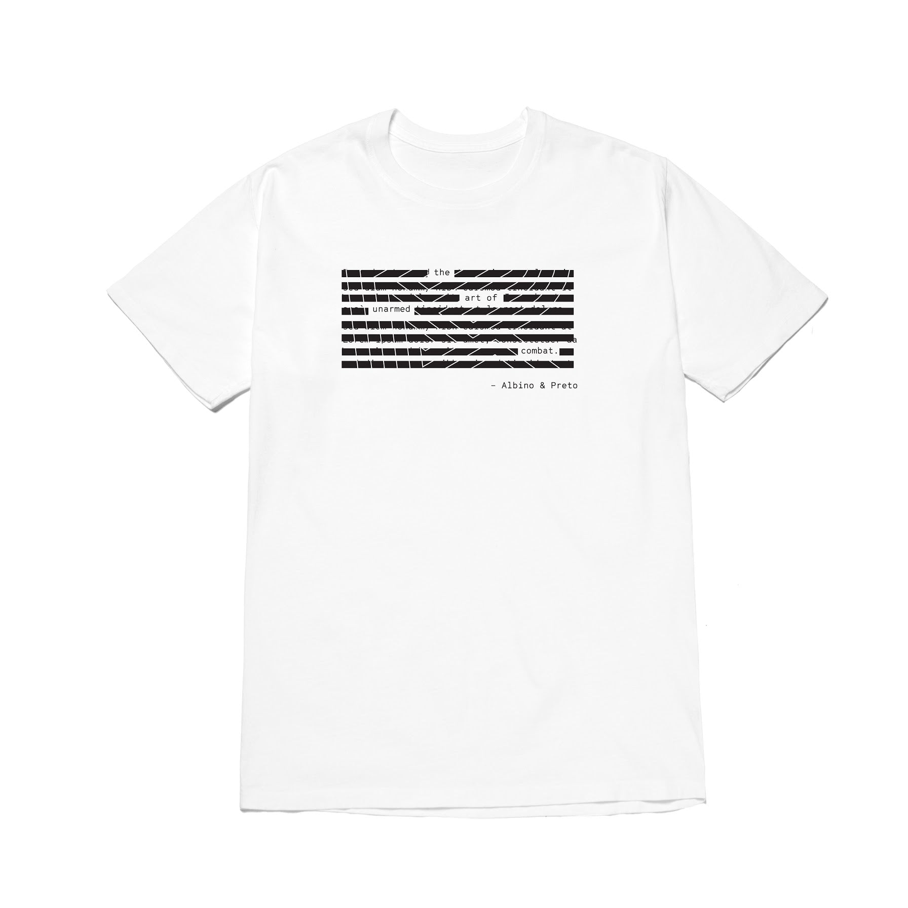 A&P REDACTED TEE WHITE (FULFILLMENT)