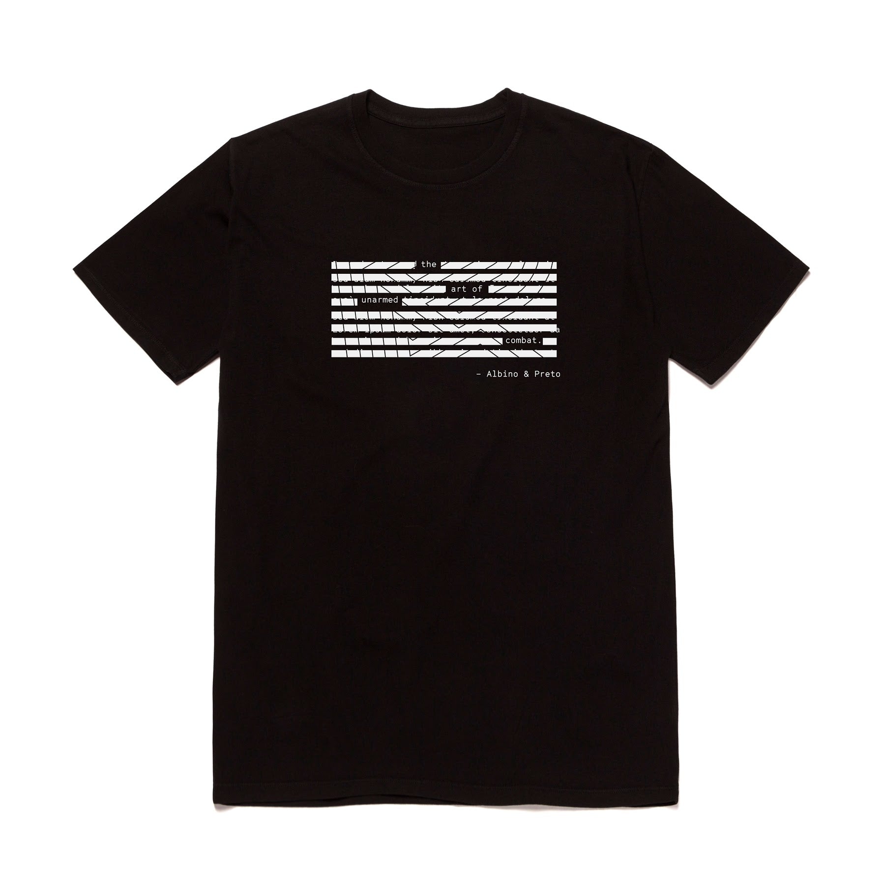 A&P REDACTED TEE BLACK (FULFILLMENT)