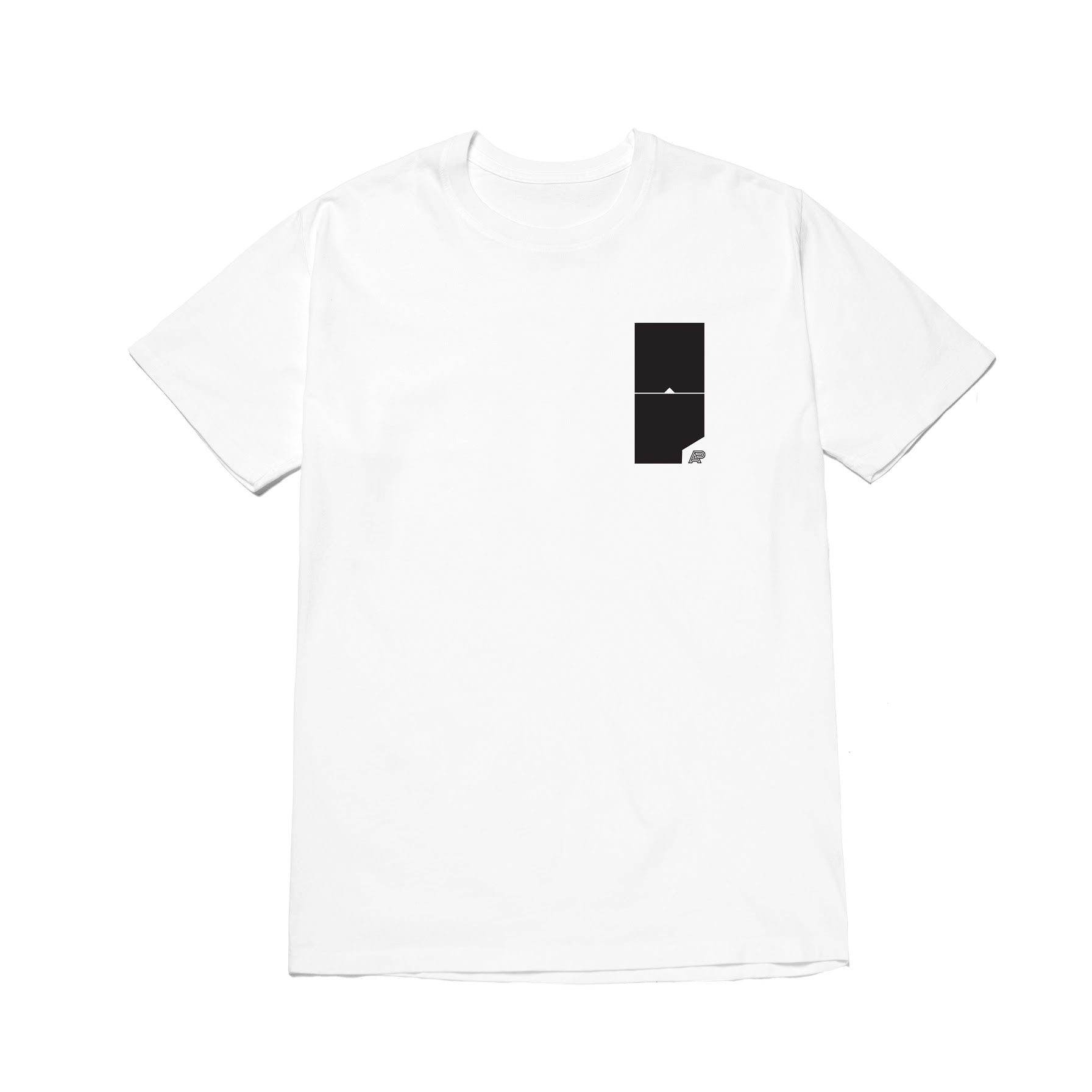 A&P BLOCK MARK TEE WHITE (FULFILLMENT)