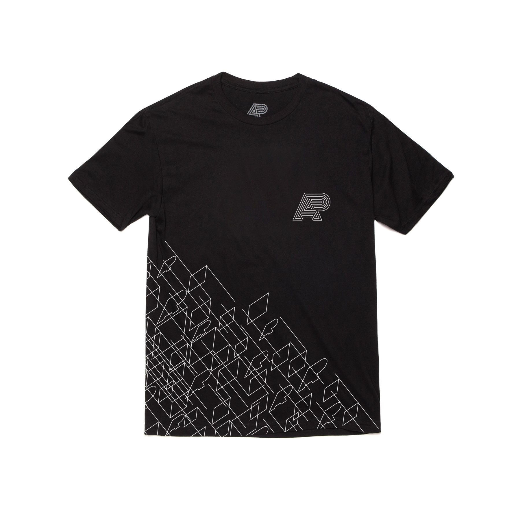 A&P WIREFRAME TEE BLACK