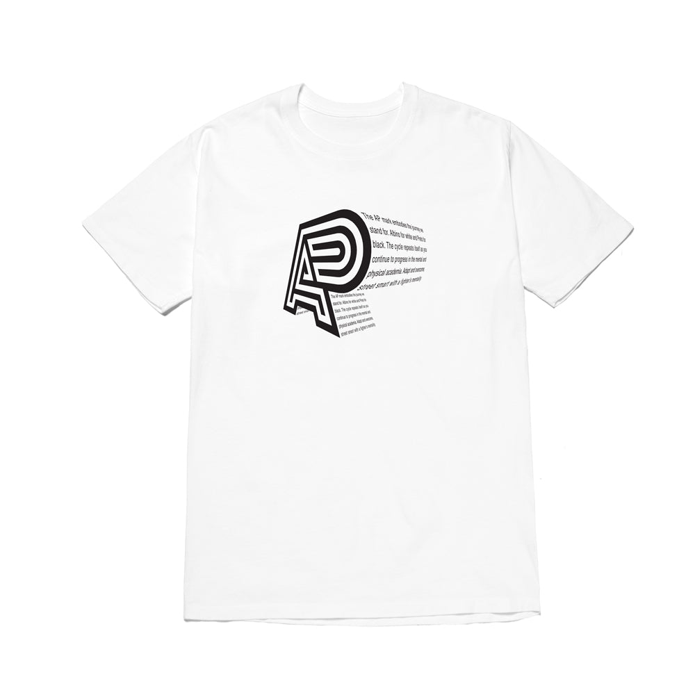 A&P MANIFEST TEE WHITE