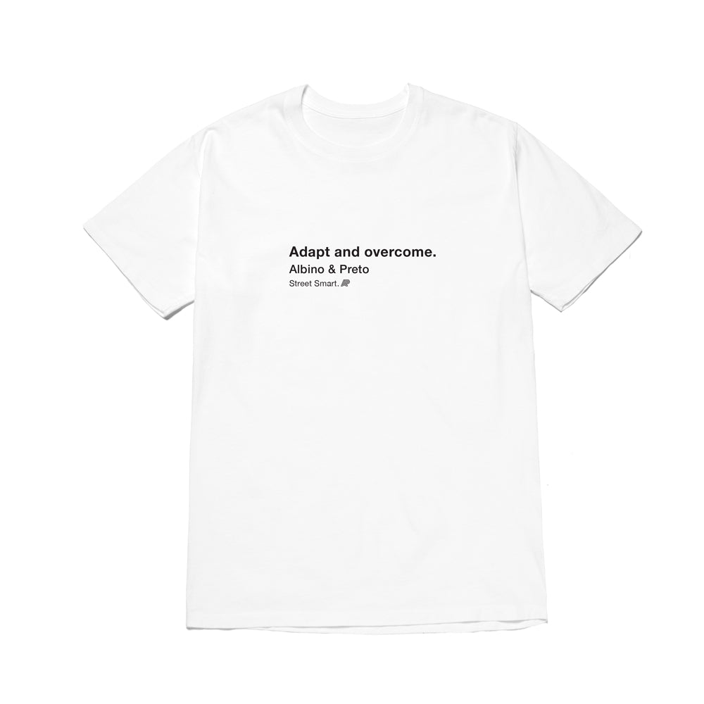 A&P ADAPT & OVERCOME TEE WHITE