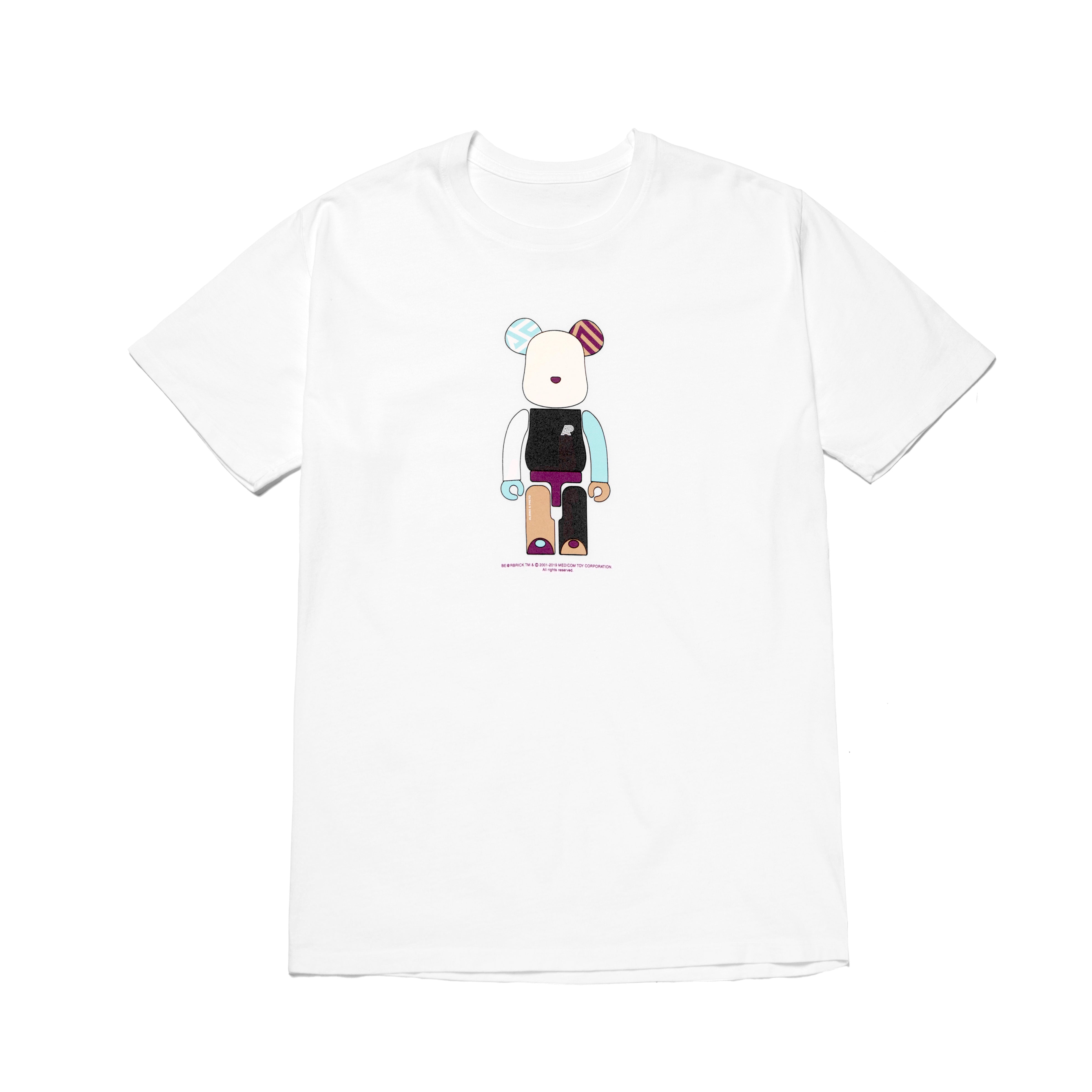 A&P + BE@RBRICK TEE WHITE FULFILLMENT