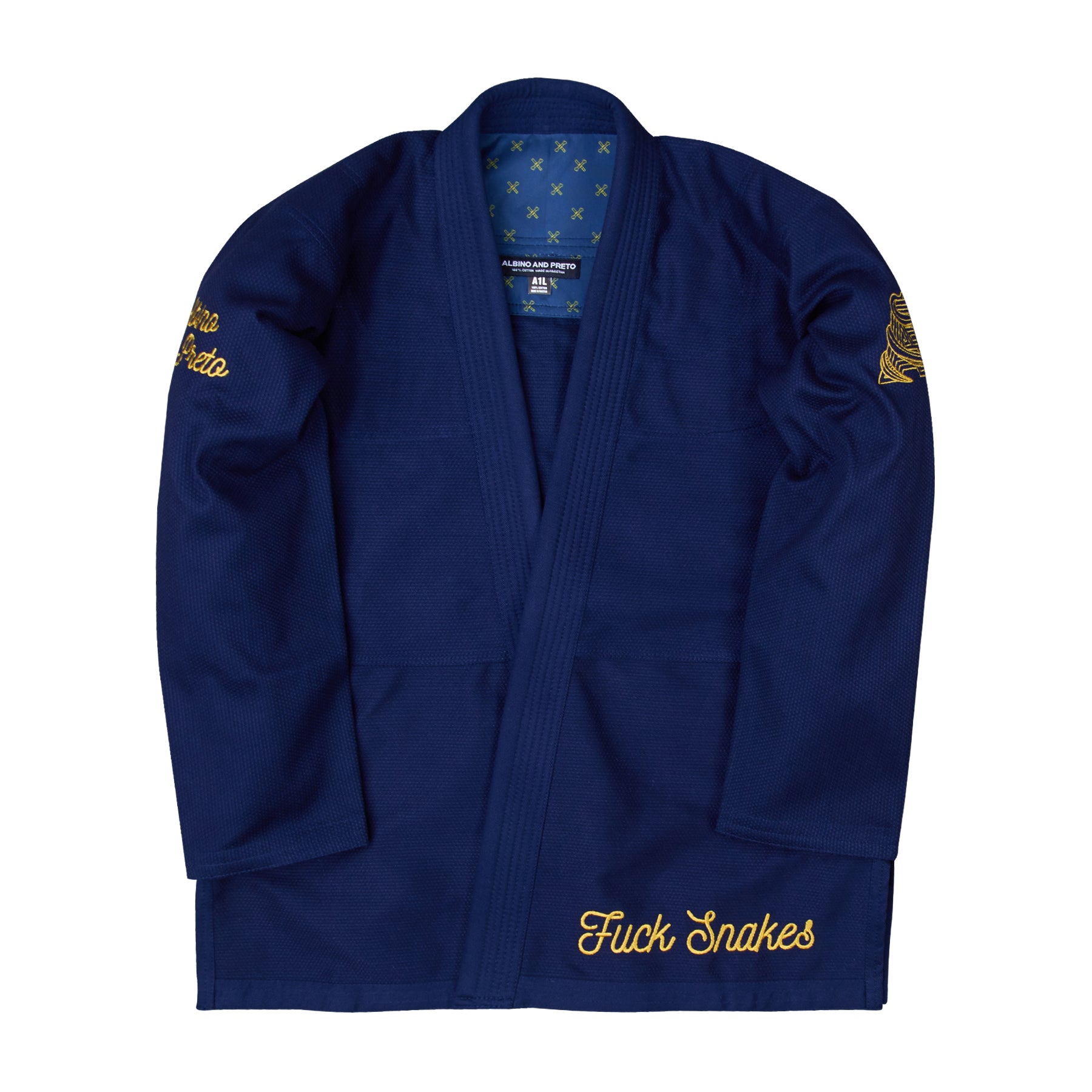 B31 SNAKES KIMONO NAVY (FULFILLMENT)