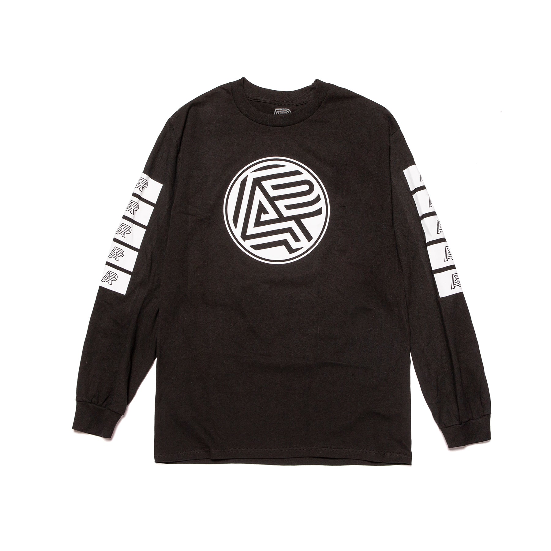 A&P BLOCK LOGO LS TEE BLACK (FULFILLMENT)
