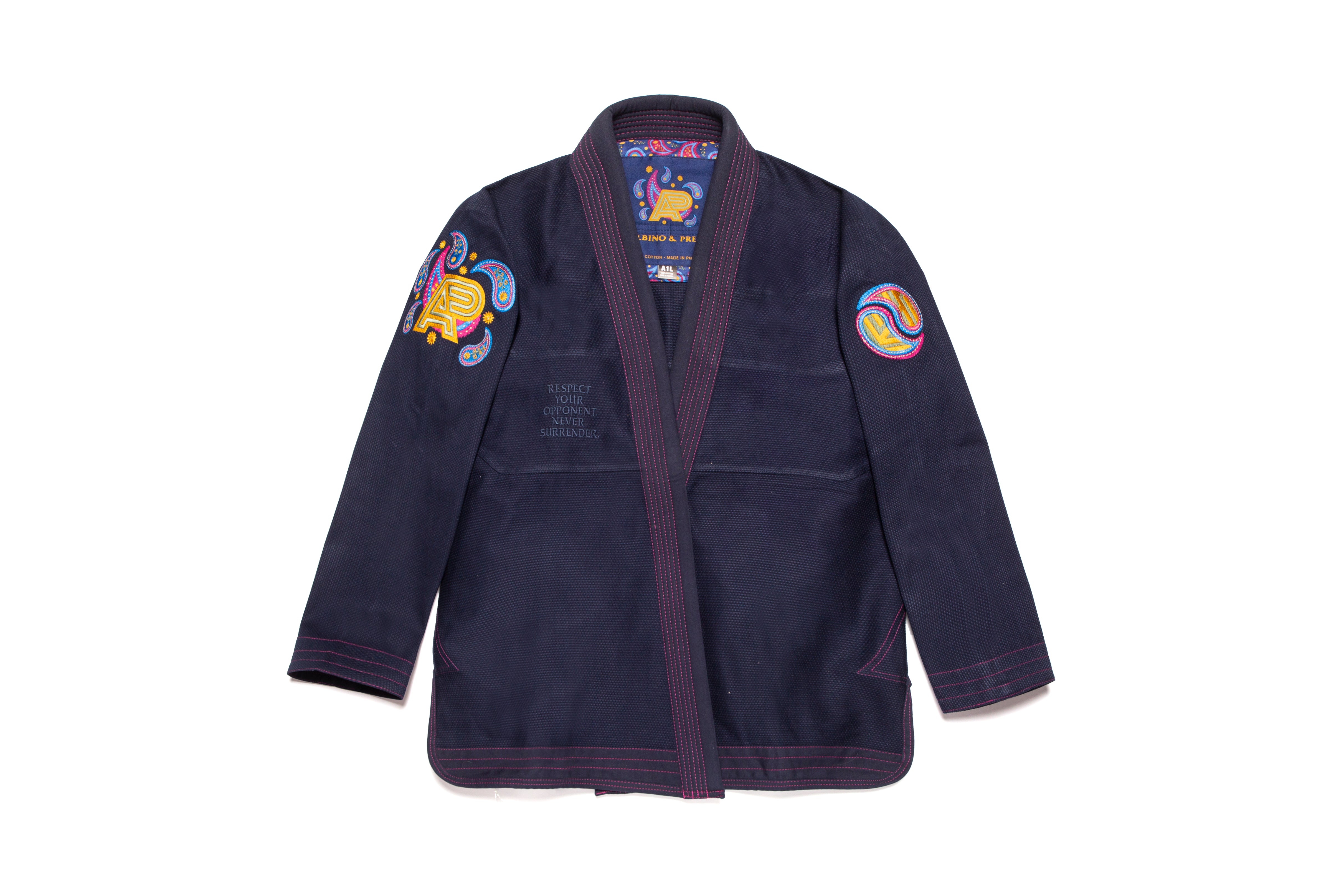 A&P PAISLEY KIMONO NAVY