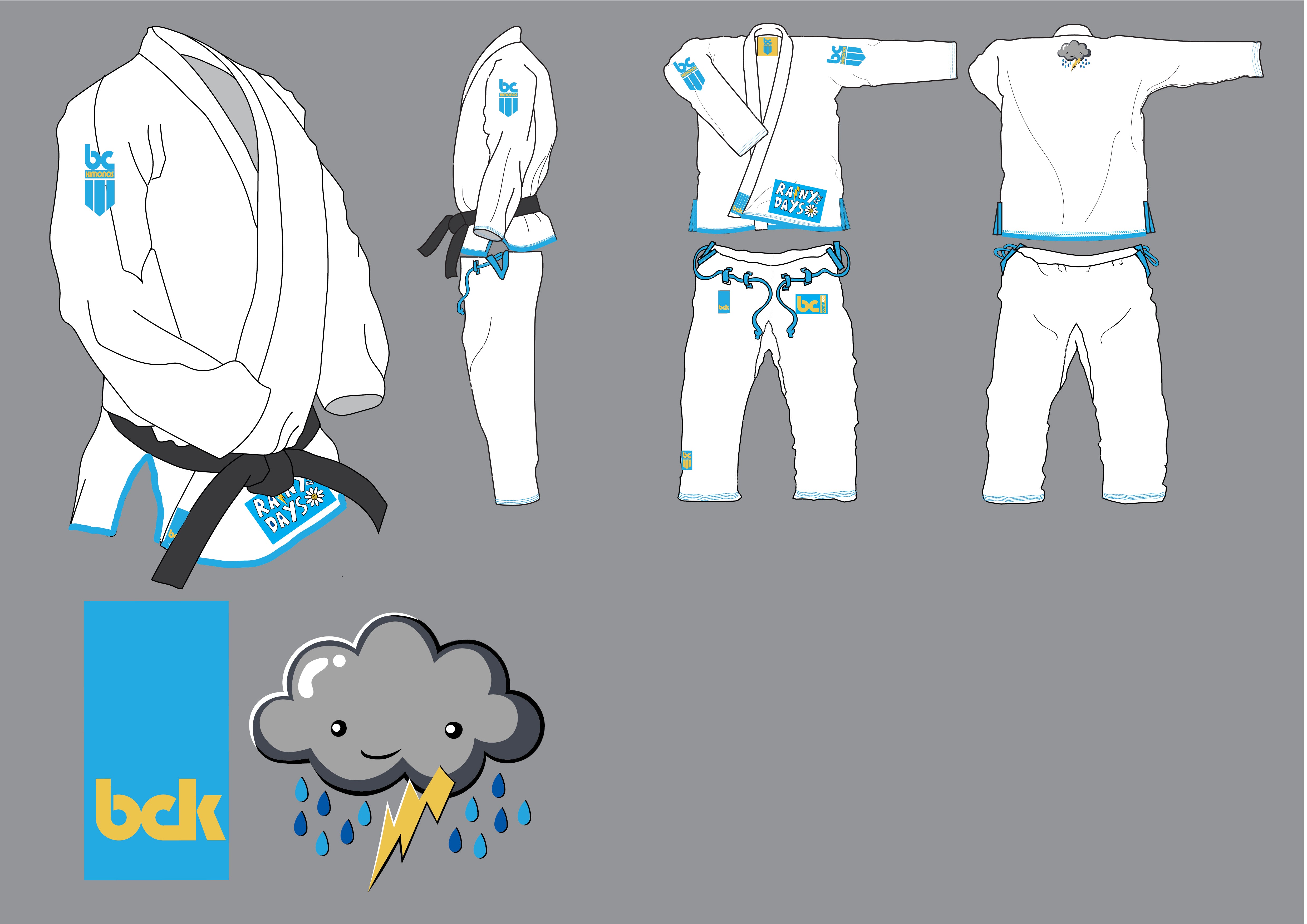 Brazilian Jiu Jitsu Gi Comp450 Limited Edition: Rainy Days (A2T only)