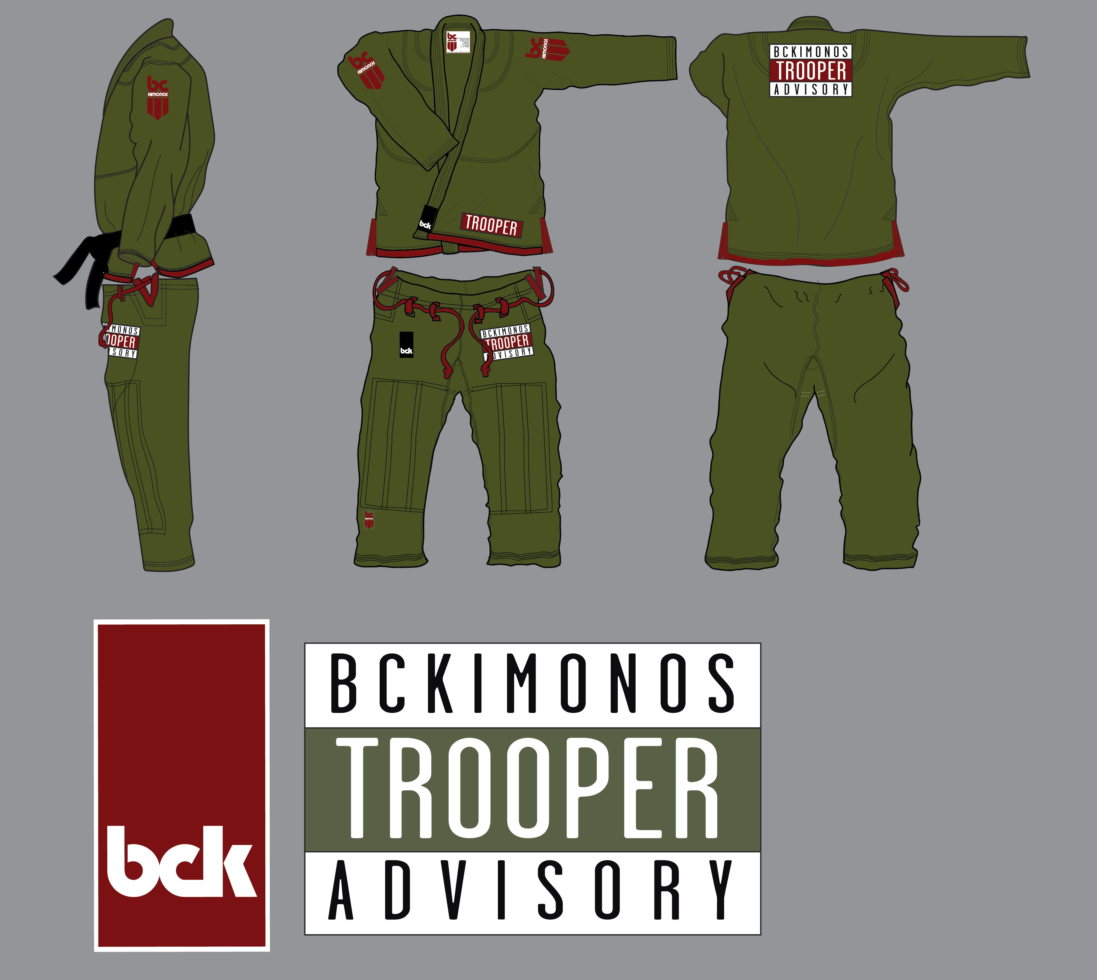 Brazilian Jiu Jitsu Gi Comp450 Green Limited Edition: The Trooper (A2T only)