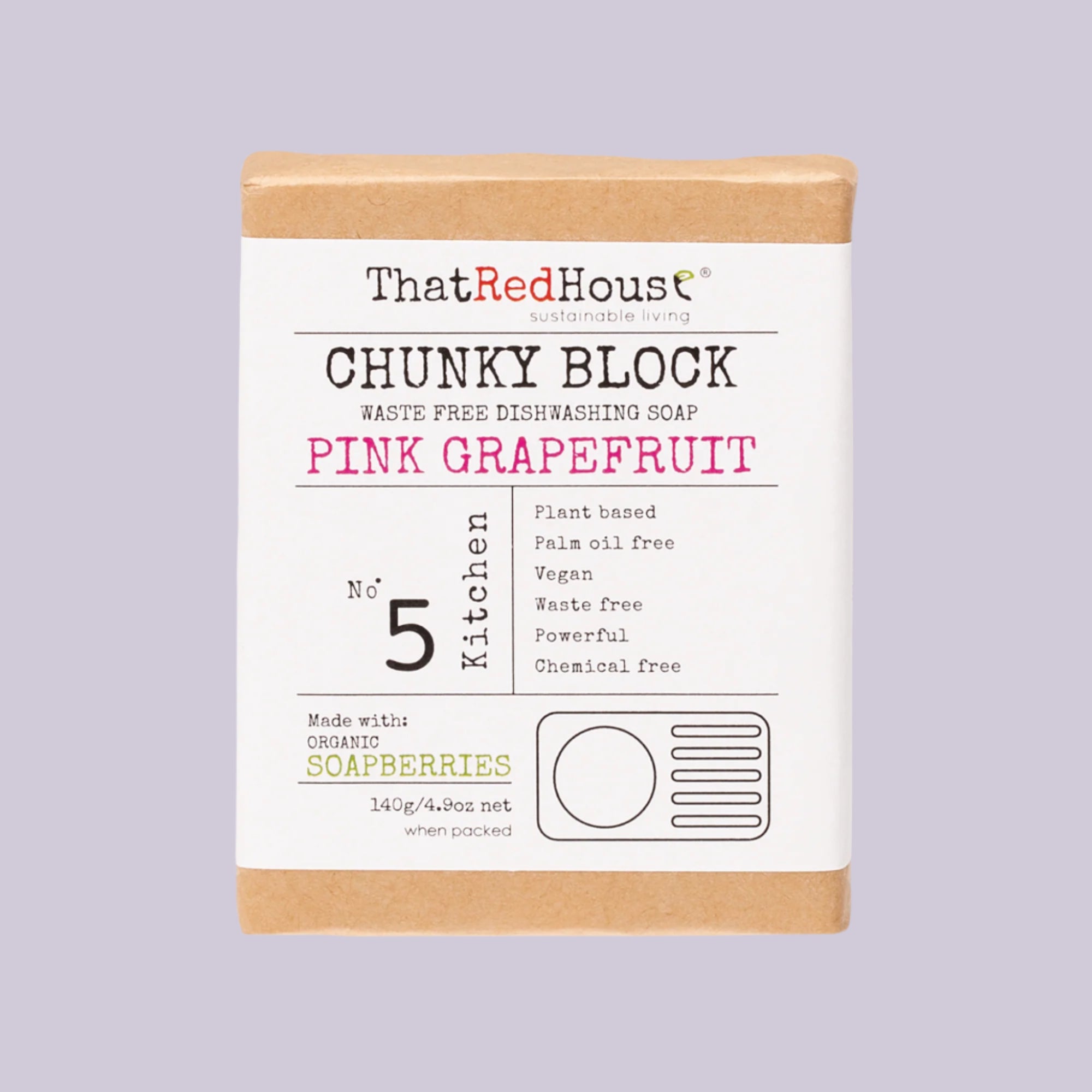 Chunky Block Waste Free Dishwashing Soap