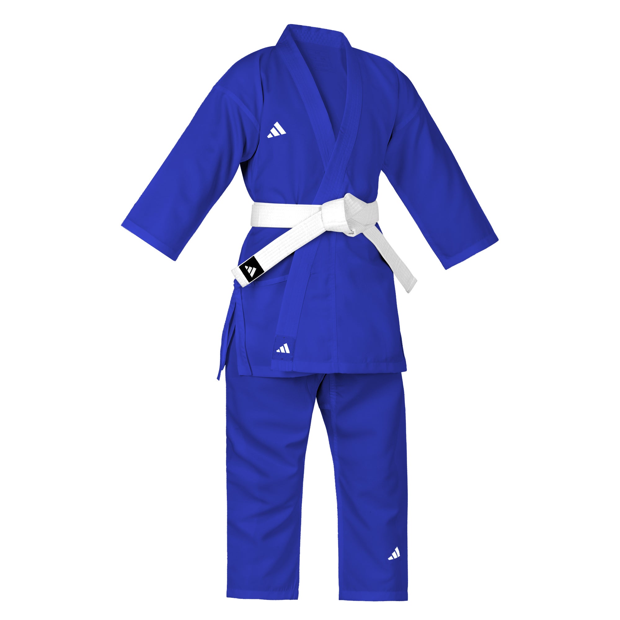 adidas Blue Karate Student Uniform Ultralight, Traditional Crossover, K150