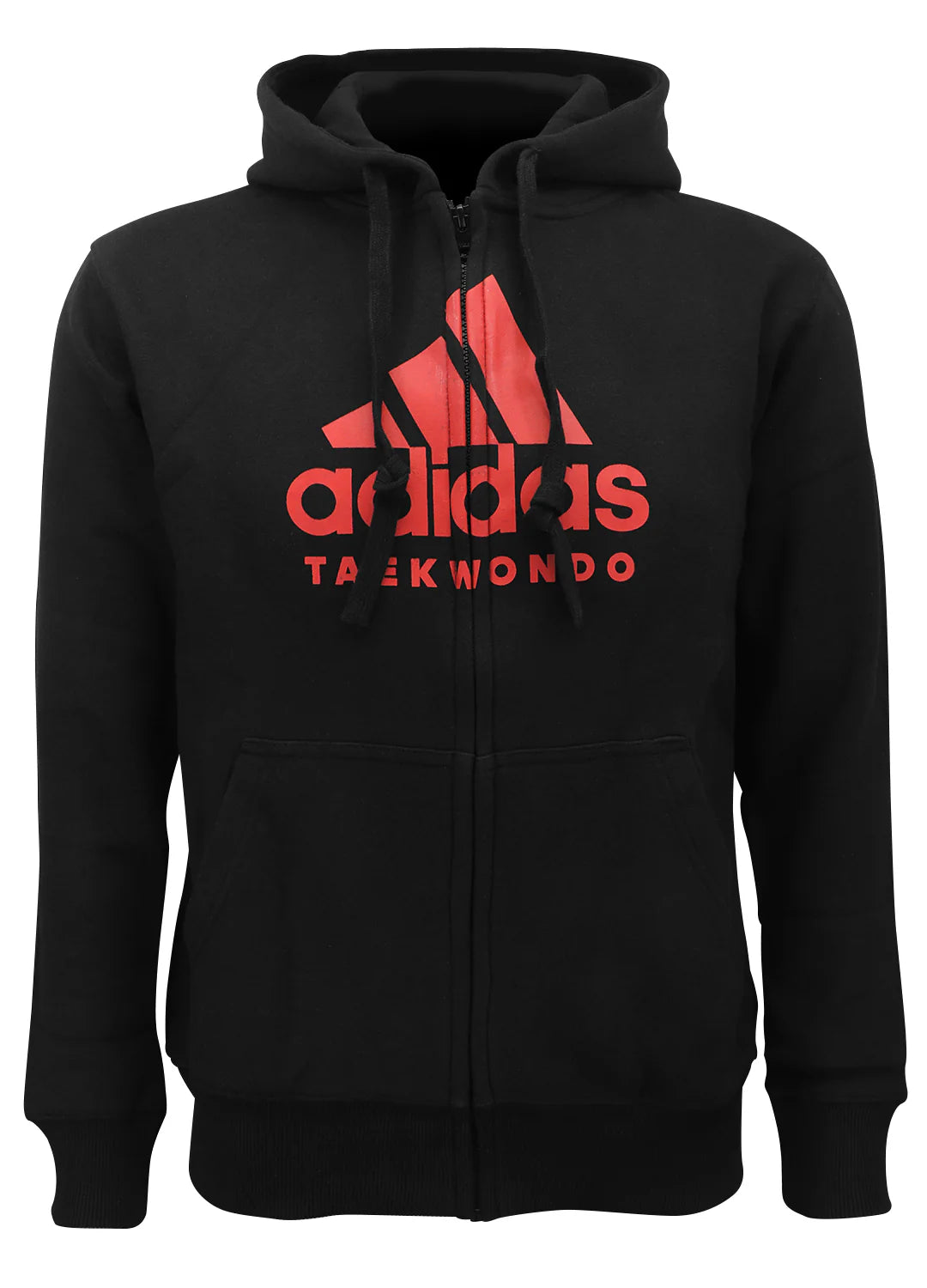 adidas Taekwondo Full Zip Hoodie (Black/Red)