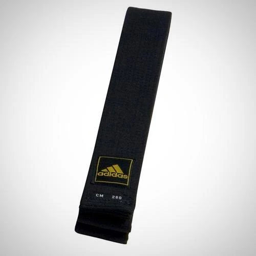adidas Masters Deluxe 2" Embroidered Black Belt