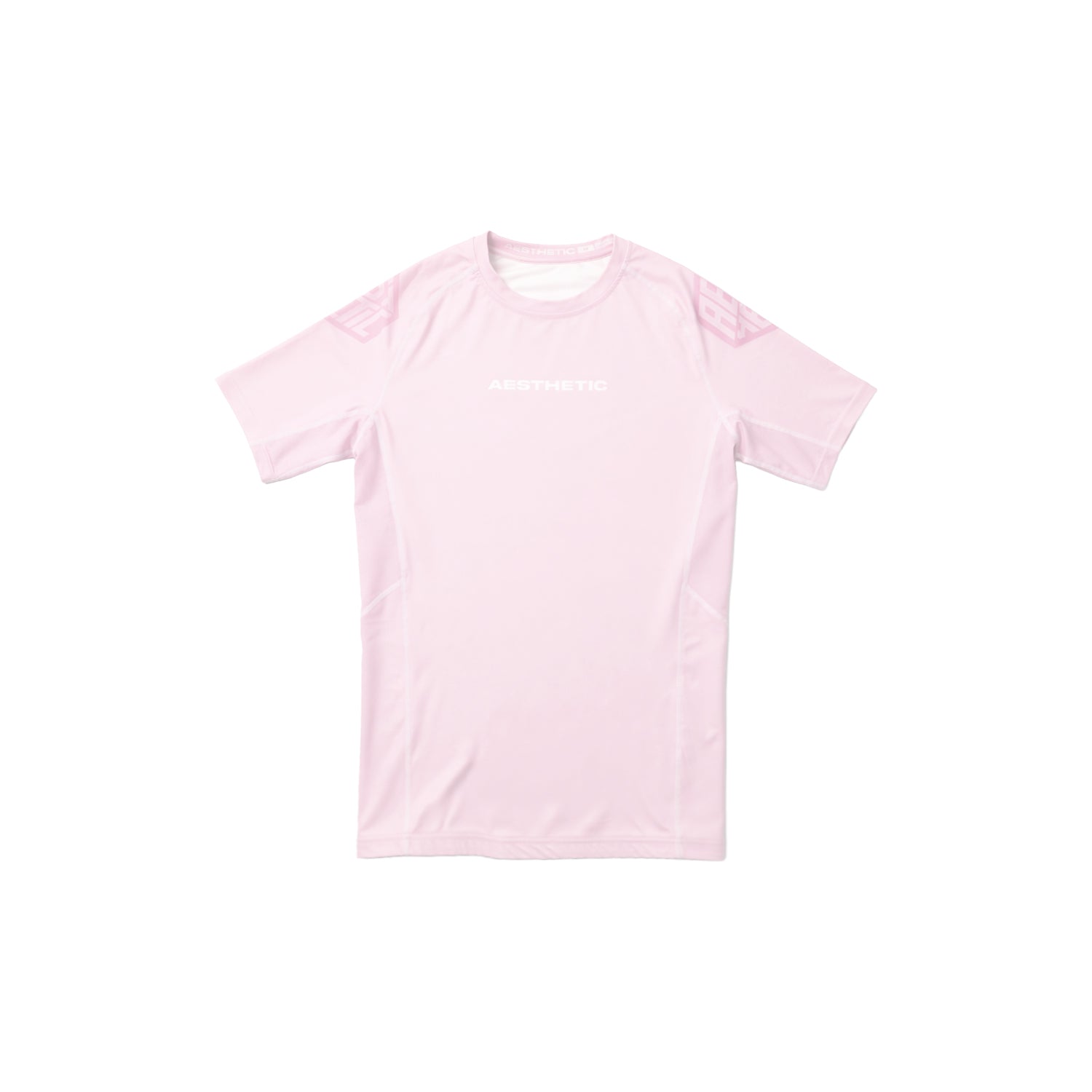 Pastel Pink Short Sleeve Rashguard