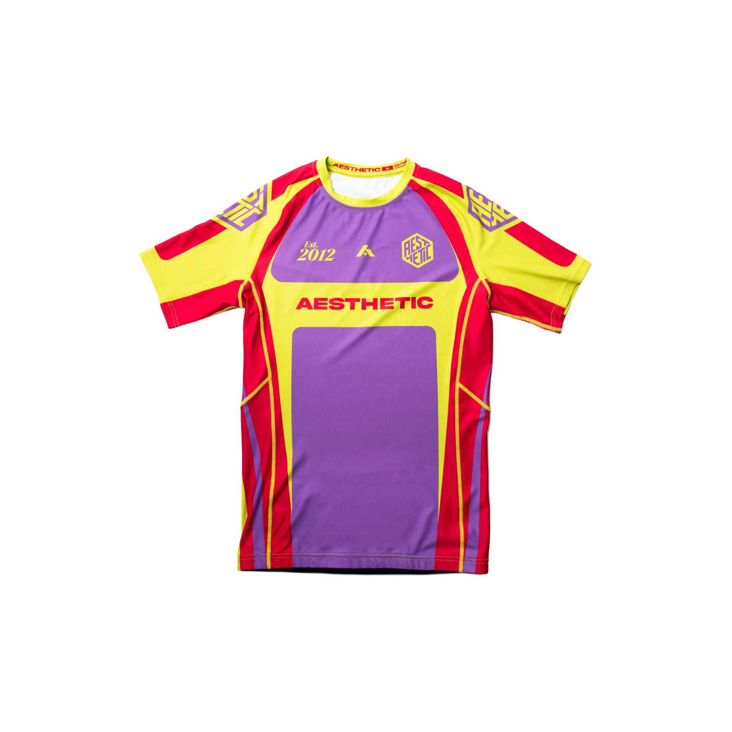 Cross Short Sleeve Rashguard (Purple)