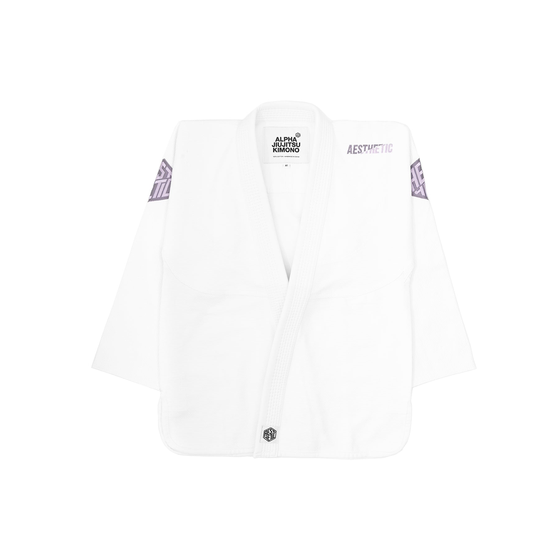 The Alpha+ Kimono (White/Lilac)